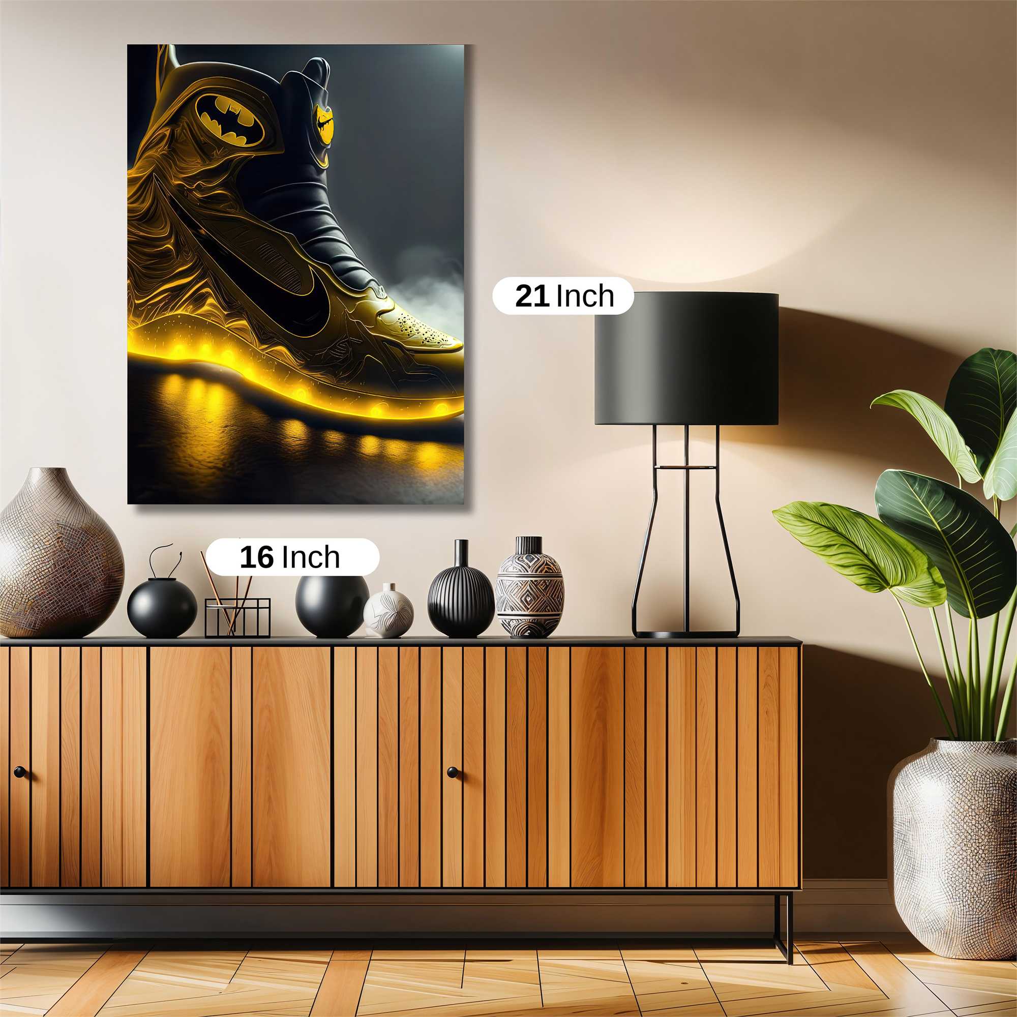 Batman Glow Safe Wall Magnetic / M