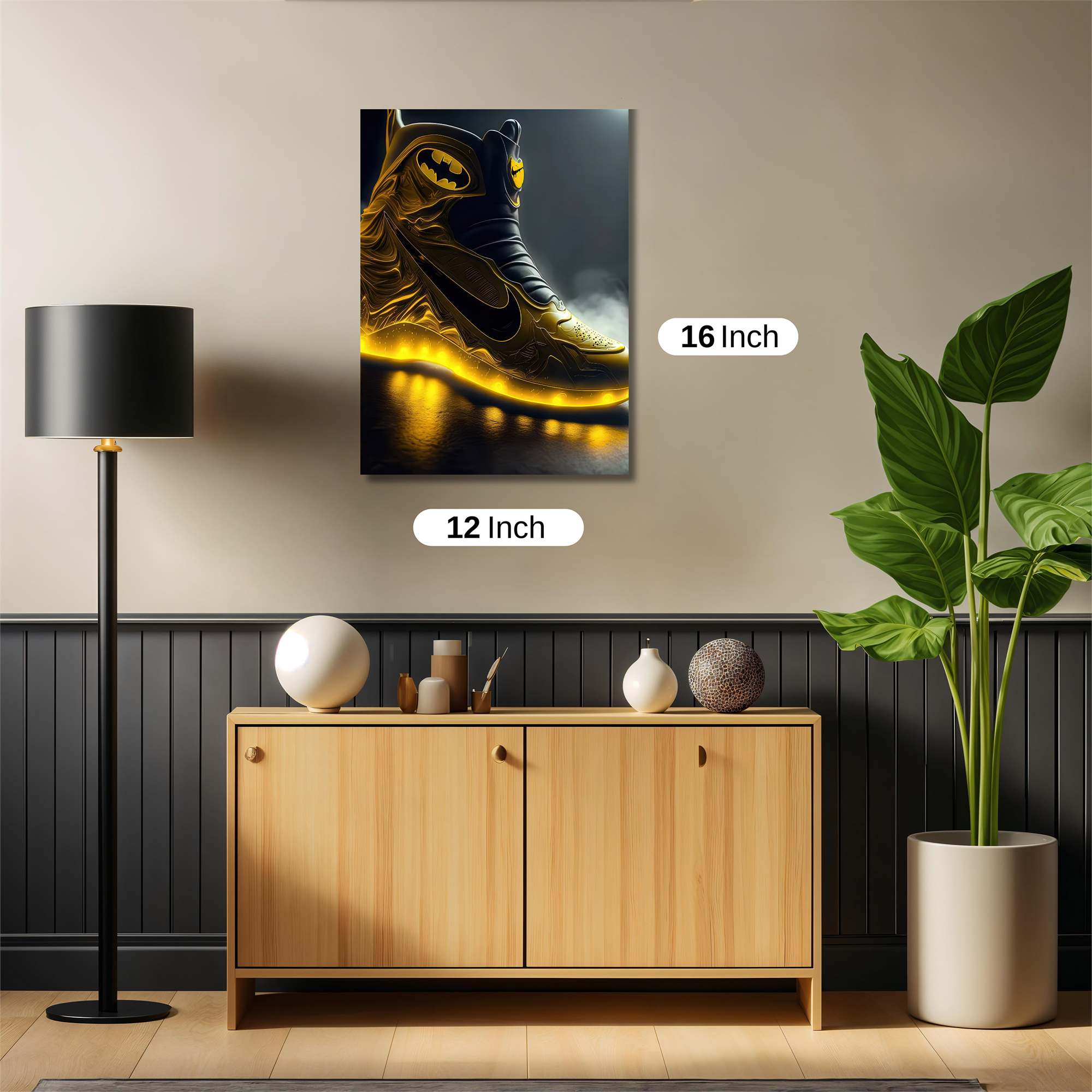 Batman Glow Safe Wall Magnetic / M