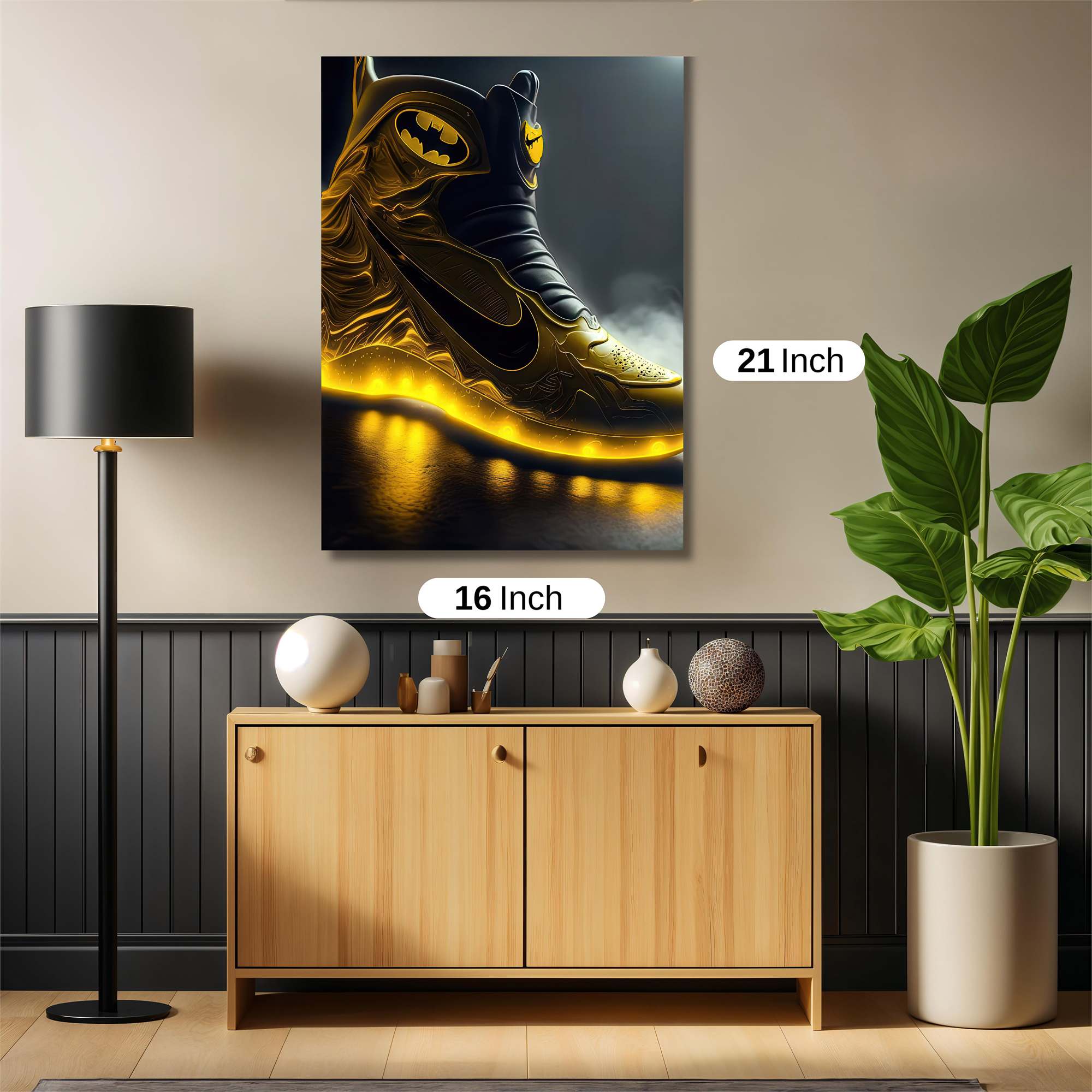 Batman Glow Safe Wall Magnetic / M