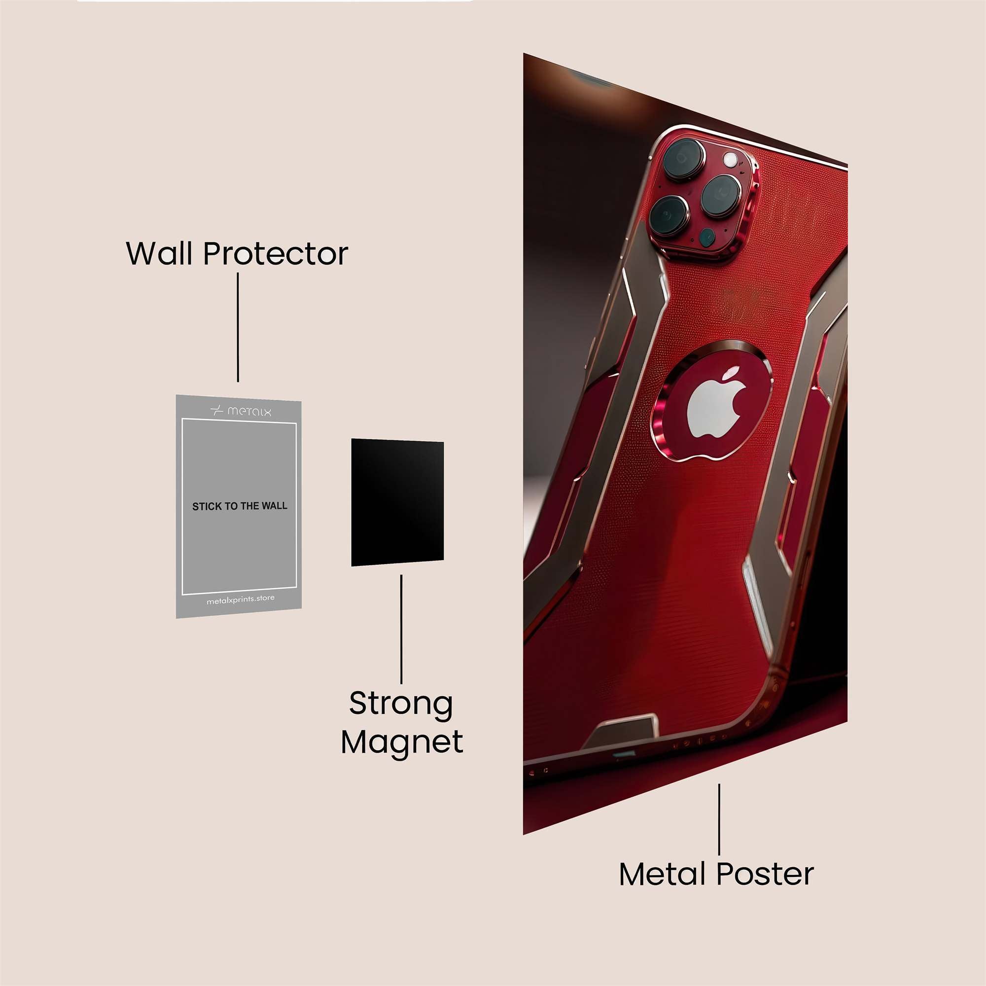 Iron Elegance Safe Wall Magnetic / M