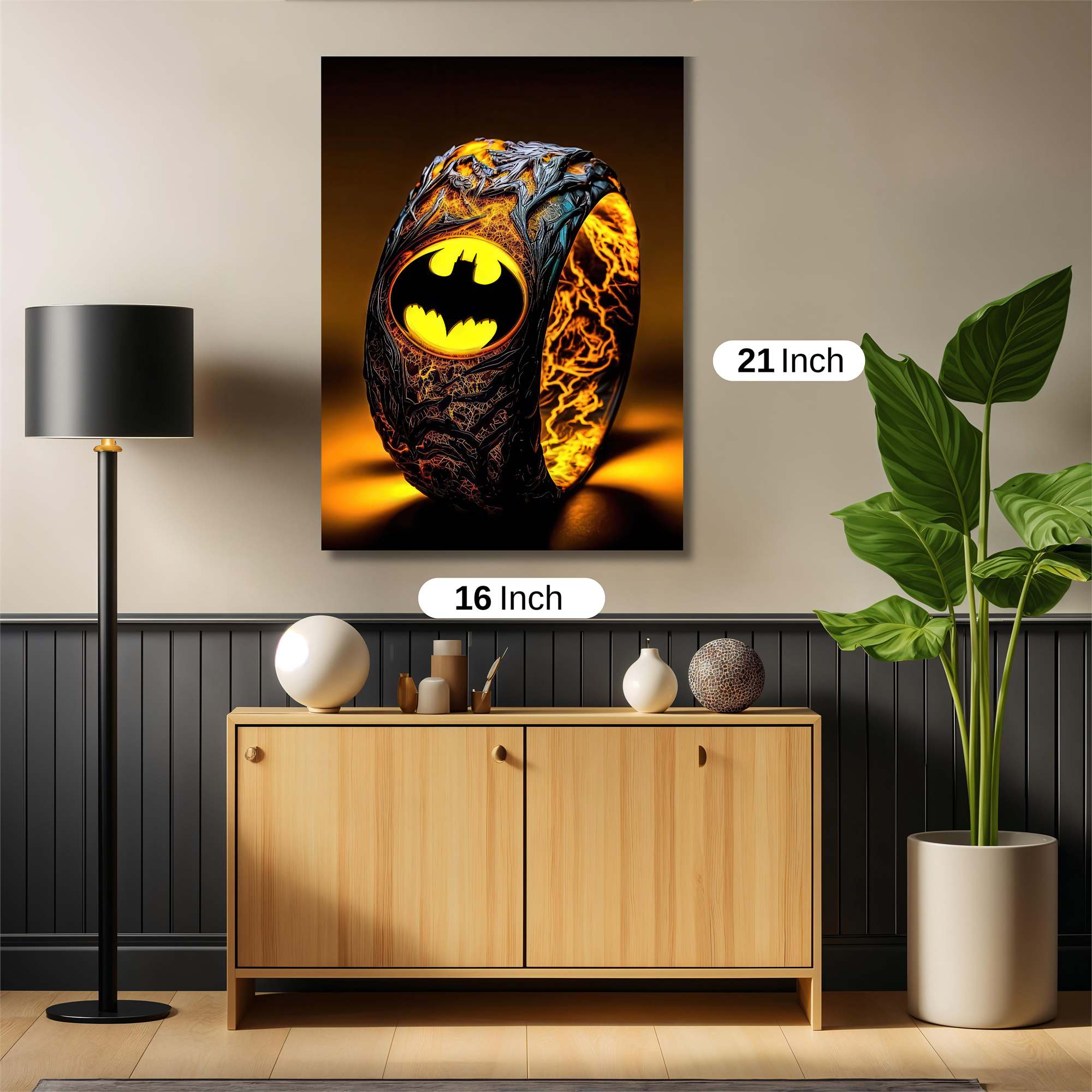 Batman Blaze Safe Wall Magnetic / M