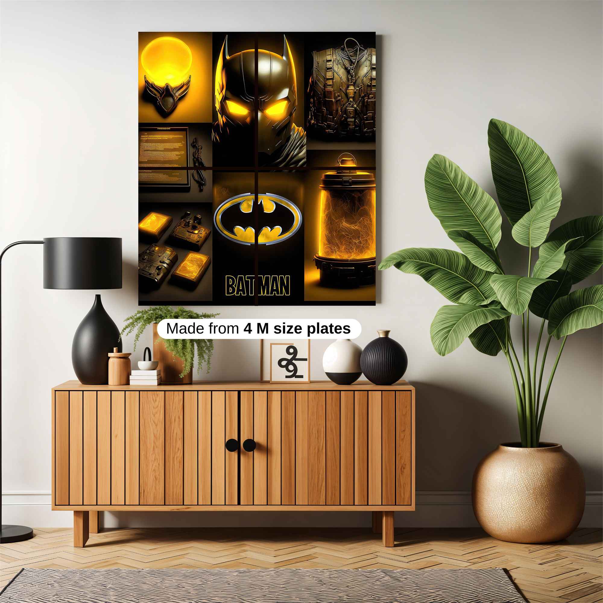 Batman Golden Safe Wall Magnetic / M