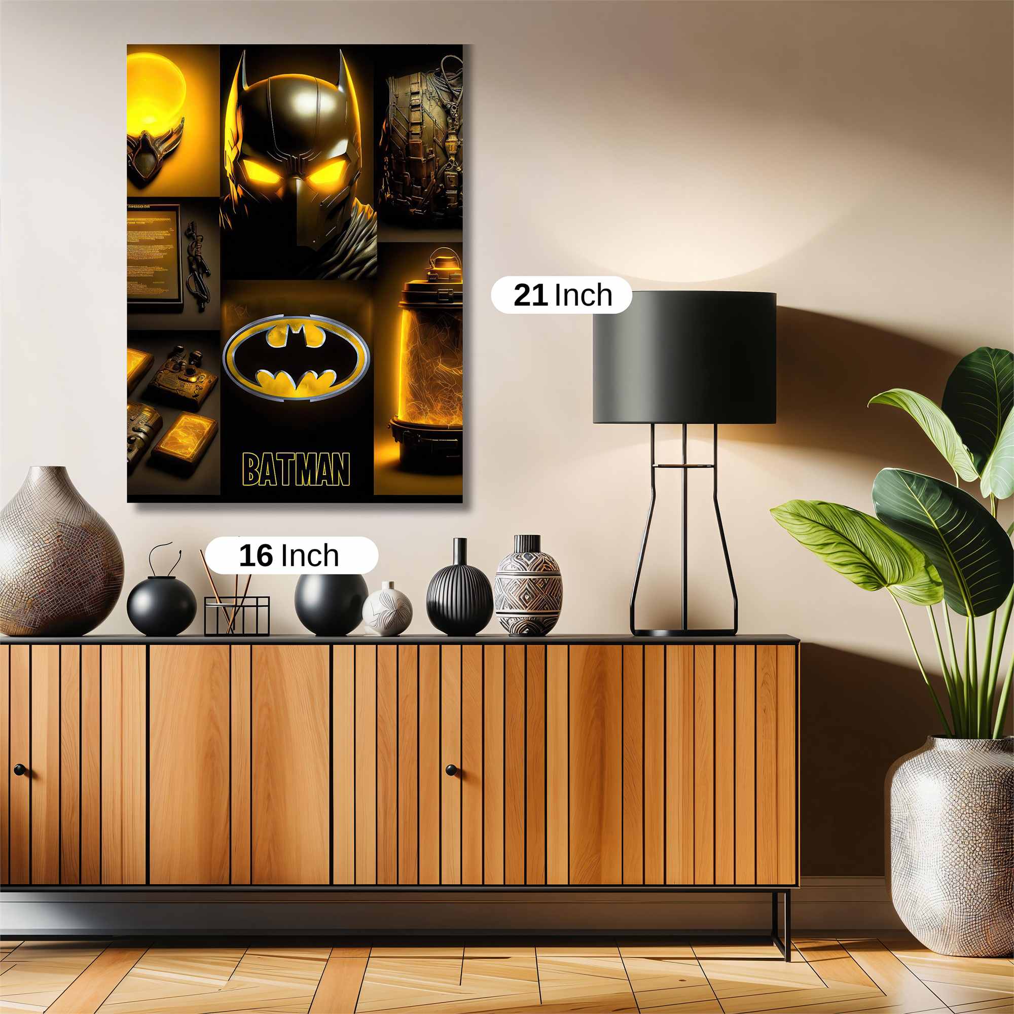 Batman Golden Safe Wall Magnetic / M