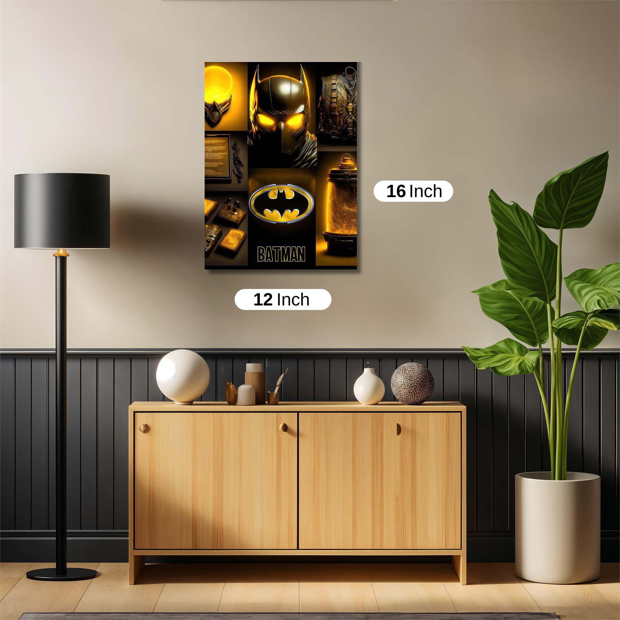 Batman Golden Safe Wall Magnetic / M