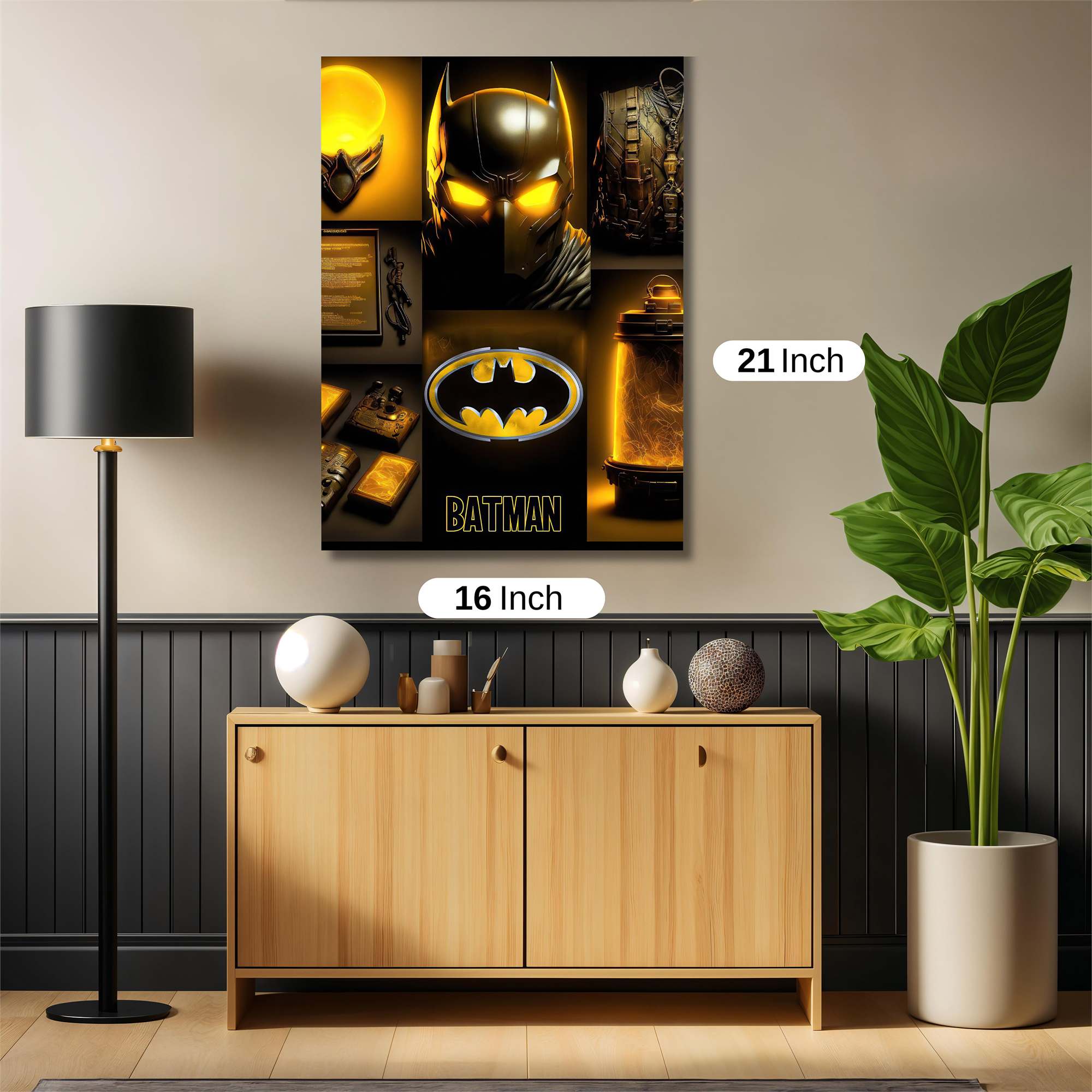 Batman Golden Safe Wall Magnetic / M