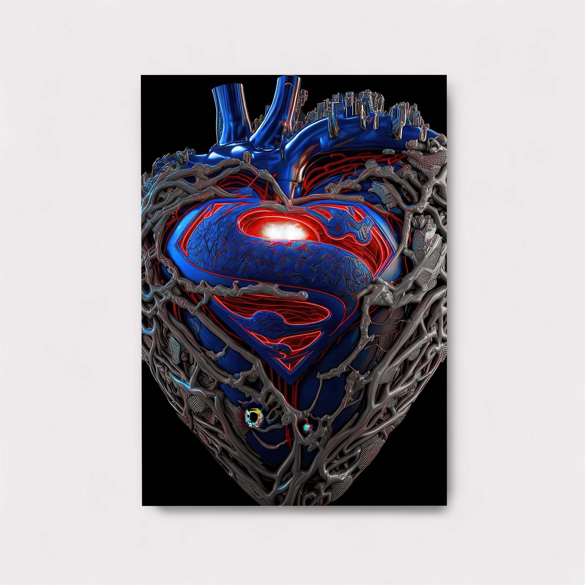 Superheroic Heart Safe Wall Magnetic / M