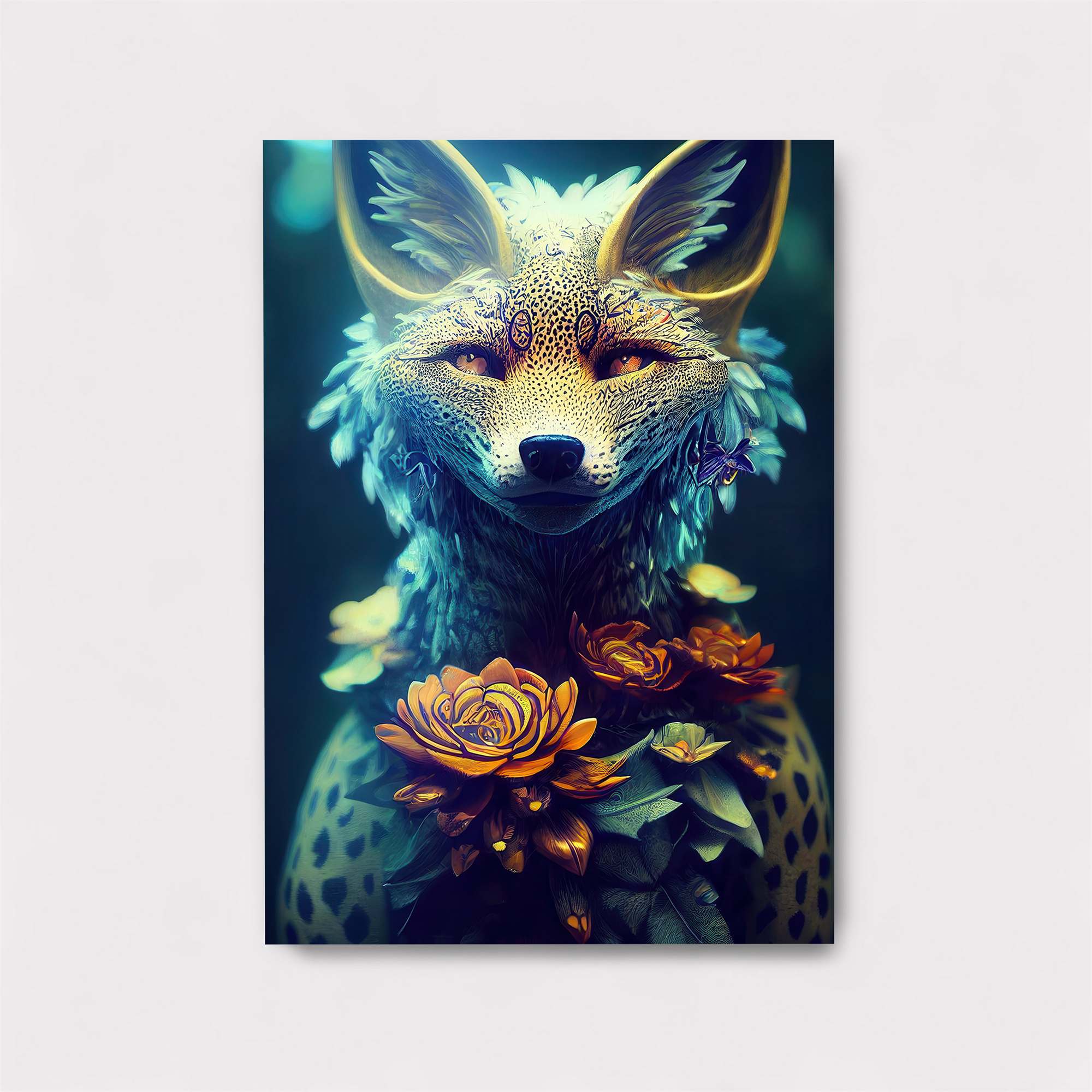 Floral Fox Safe Wall Magnetic / M