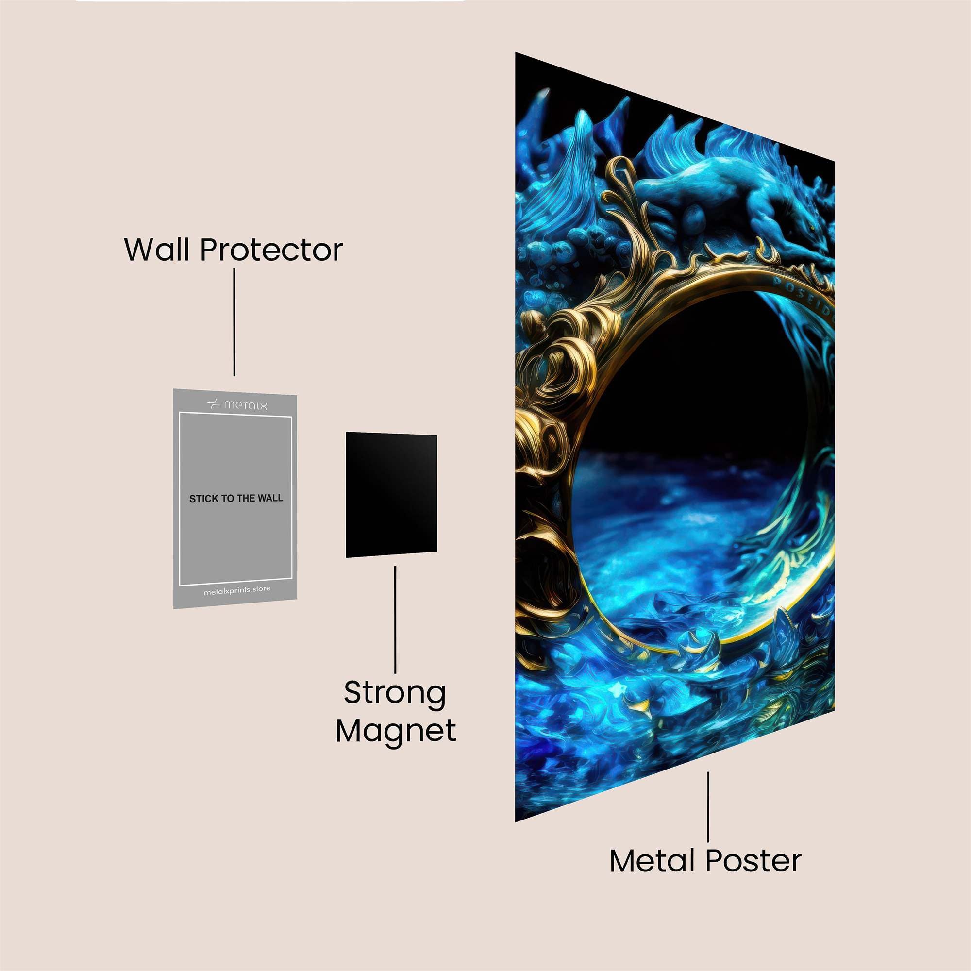Dragon Serenity Safe Wall Magnetic / M