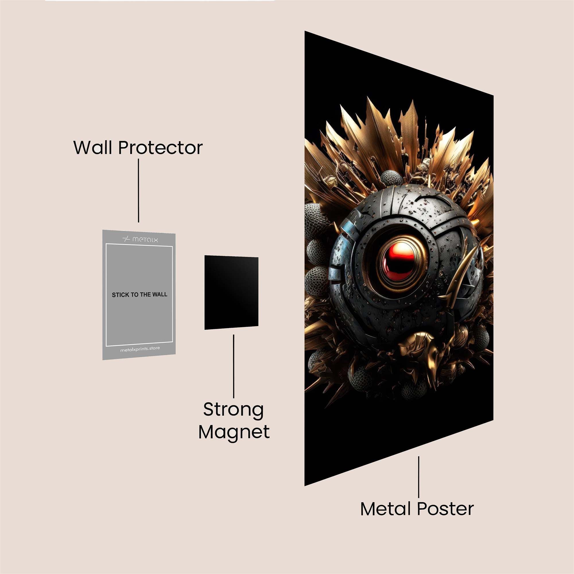 Sentinel Radiant Safe Wall Magnetic / M