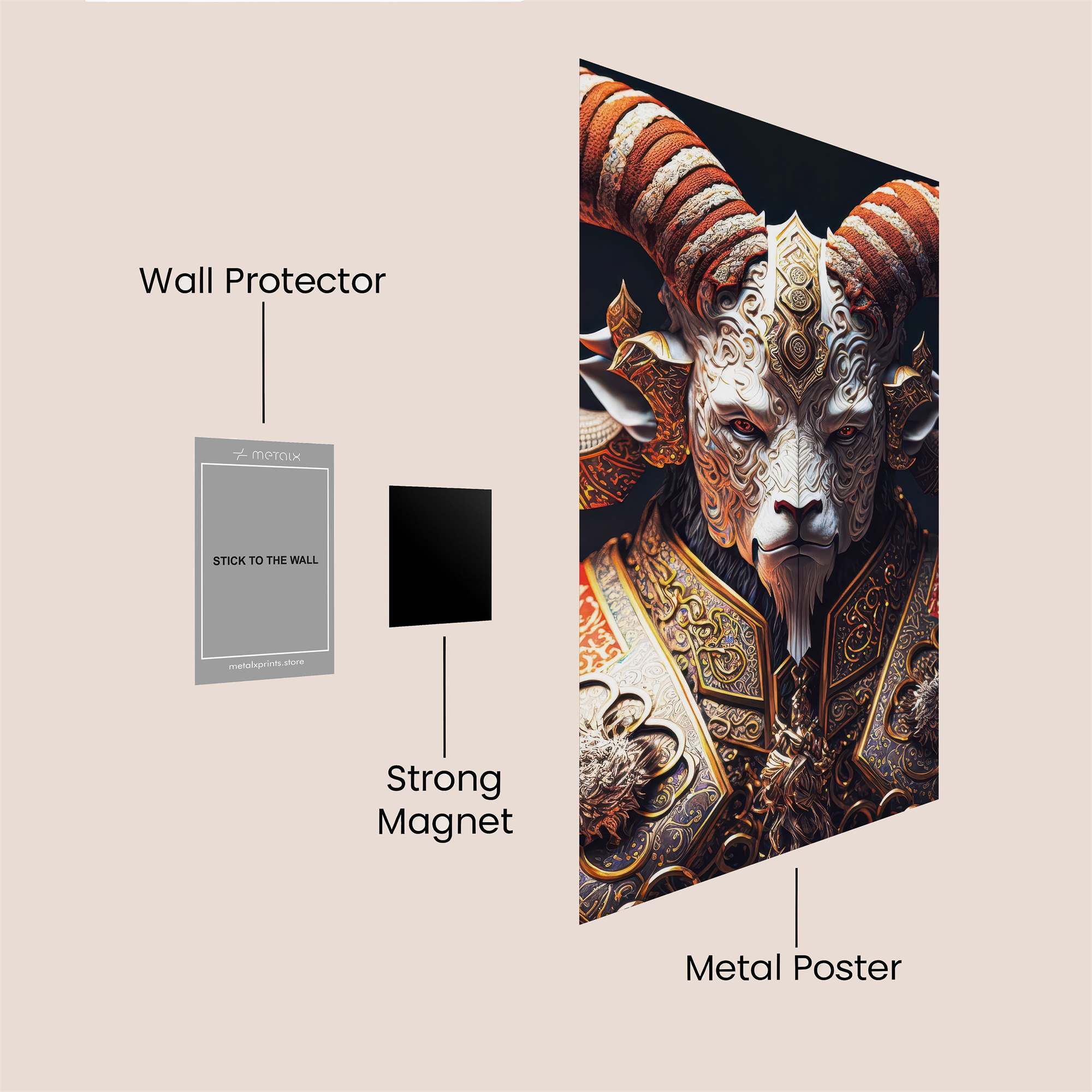 Demon Sovereign Safe Wall Magnetic / M