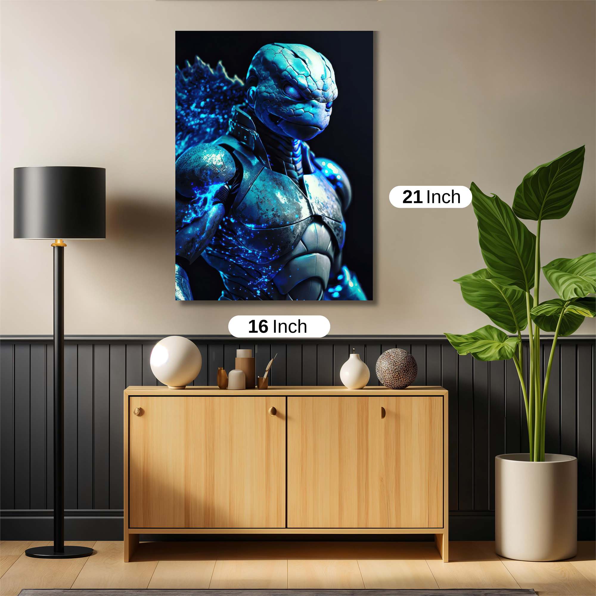 Godzilla Radiant Safe Wall Magnetic / M