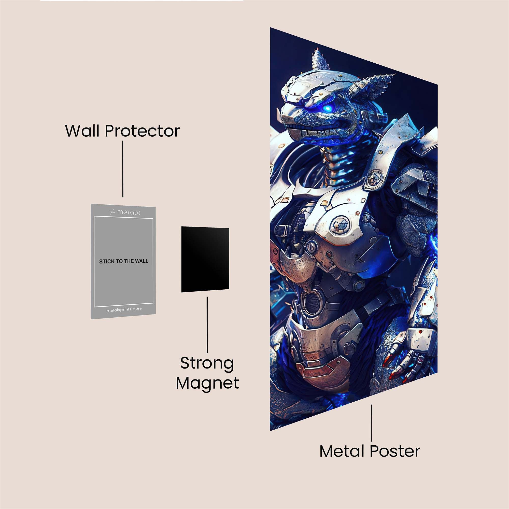Mecha Menace Safe Wall Magnetic / M
