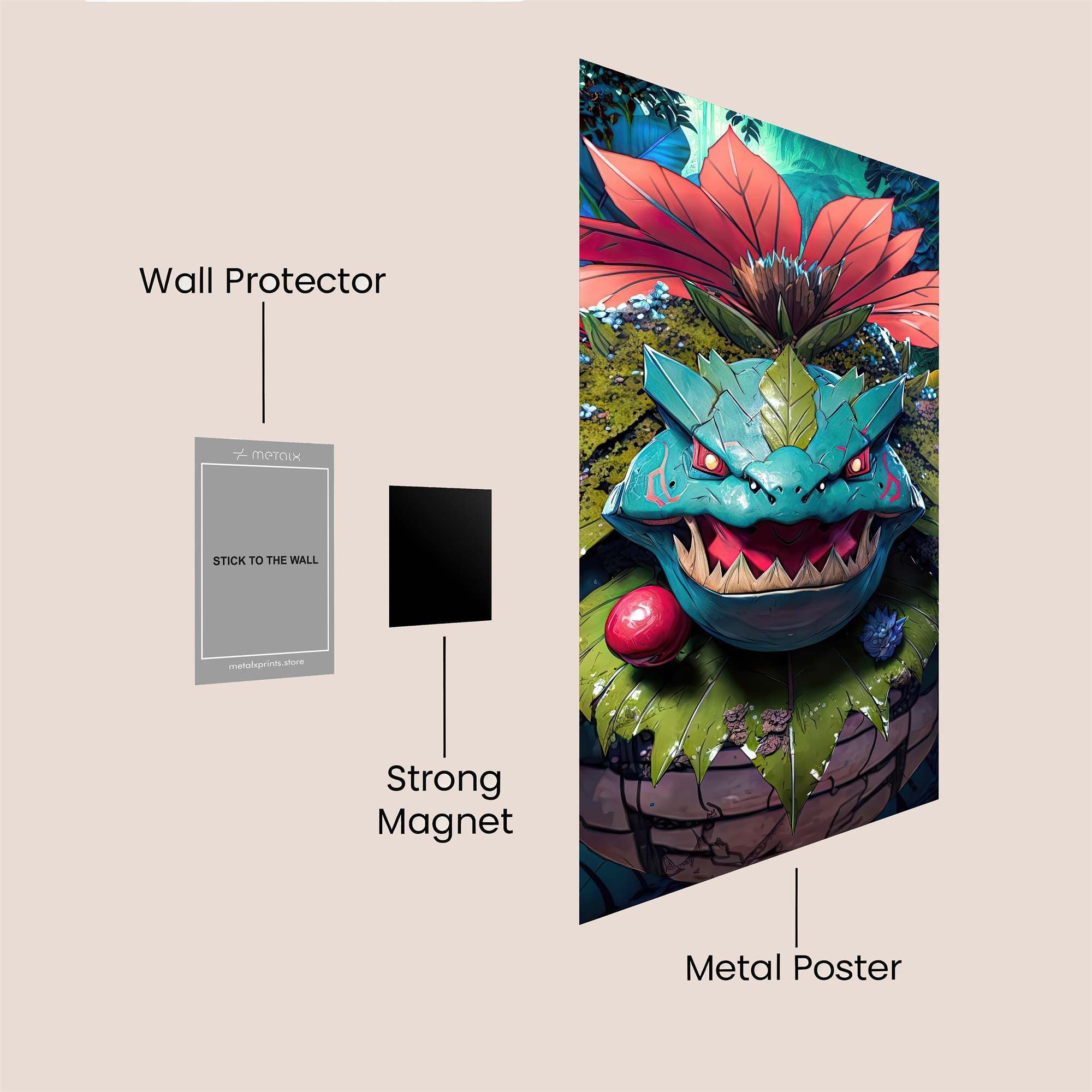 Venusaur Regal Safe Wall Magnetic / M