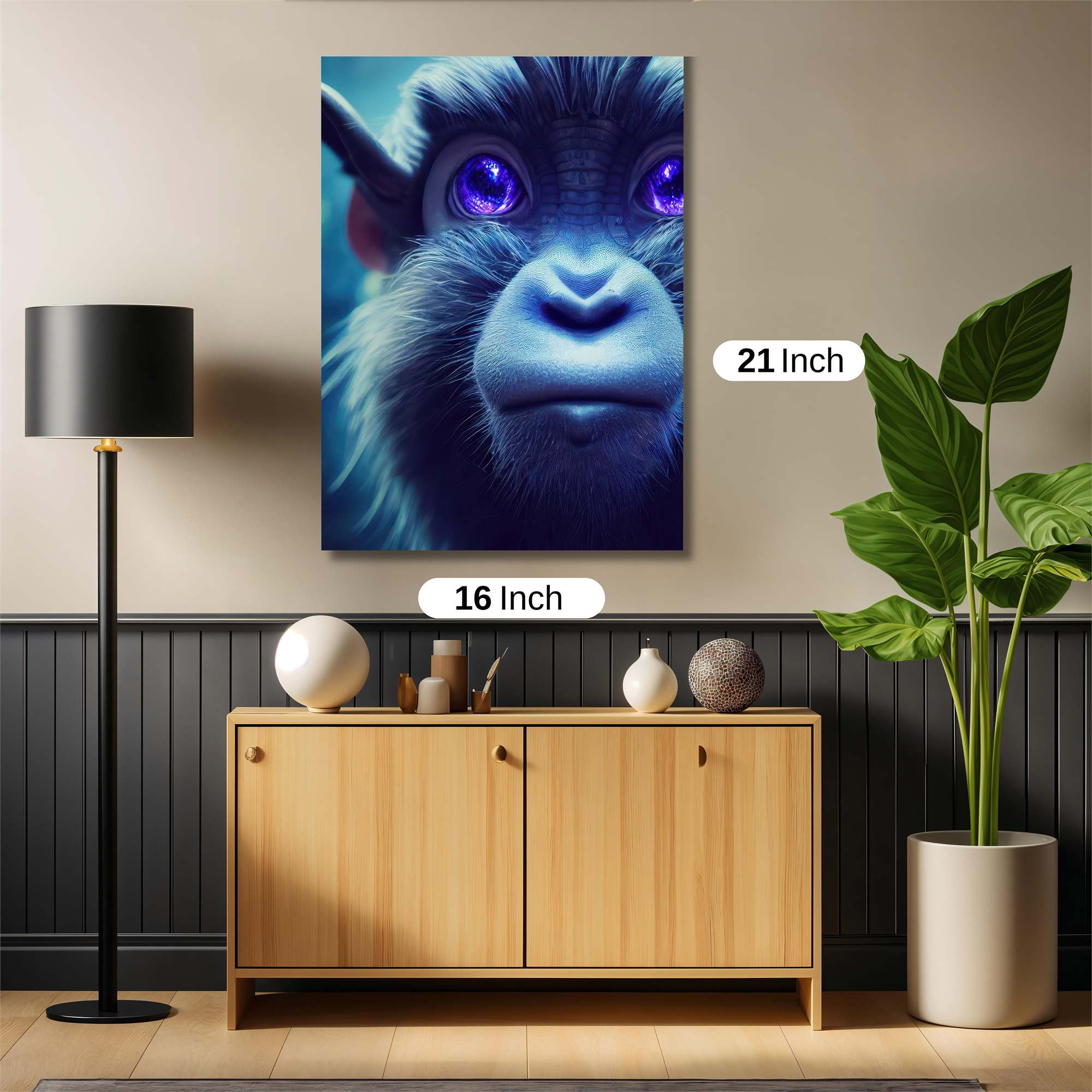 Mystic Monkey Safe Wall Magnetic / M