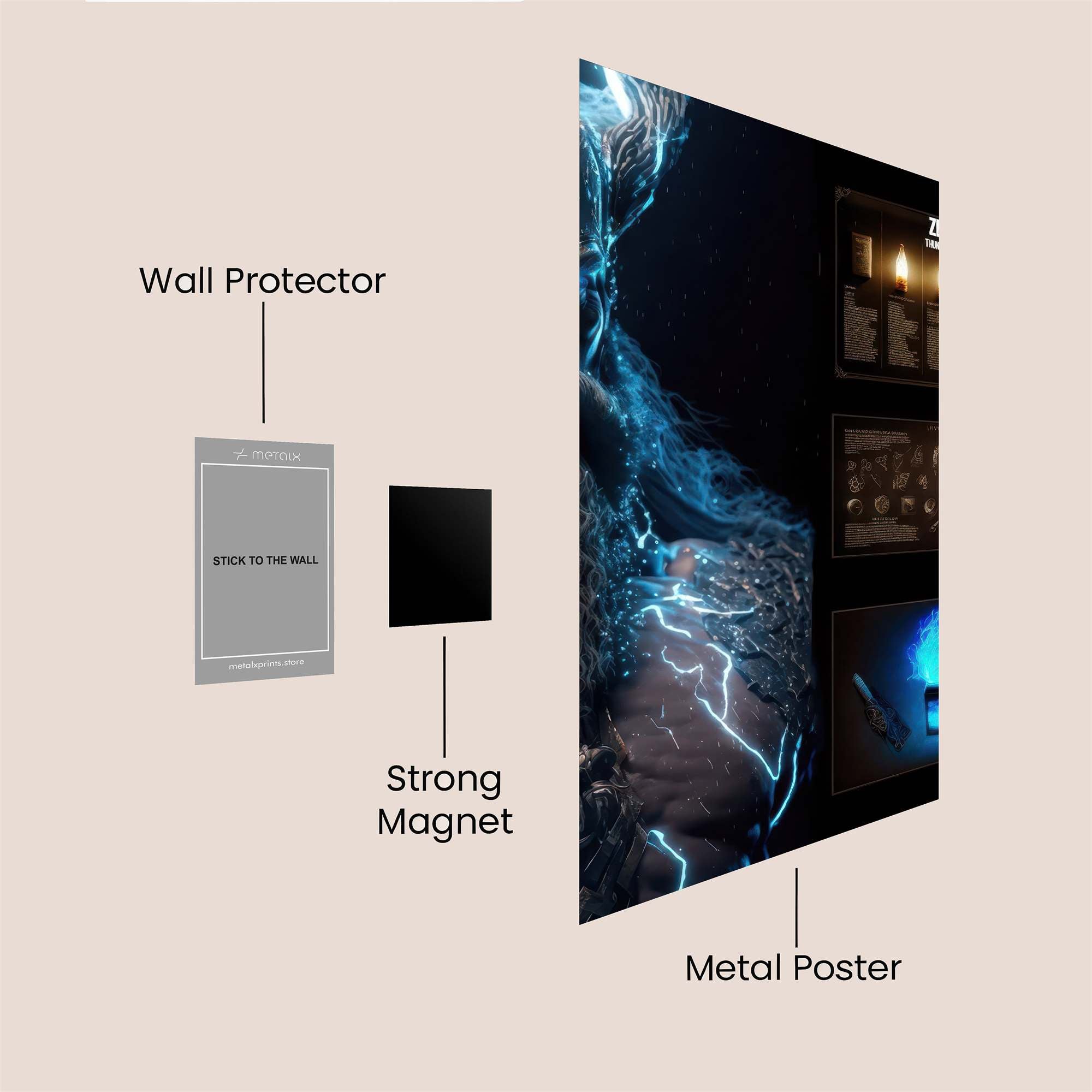 Zeus Majestic Safe Wall Magnetic / M