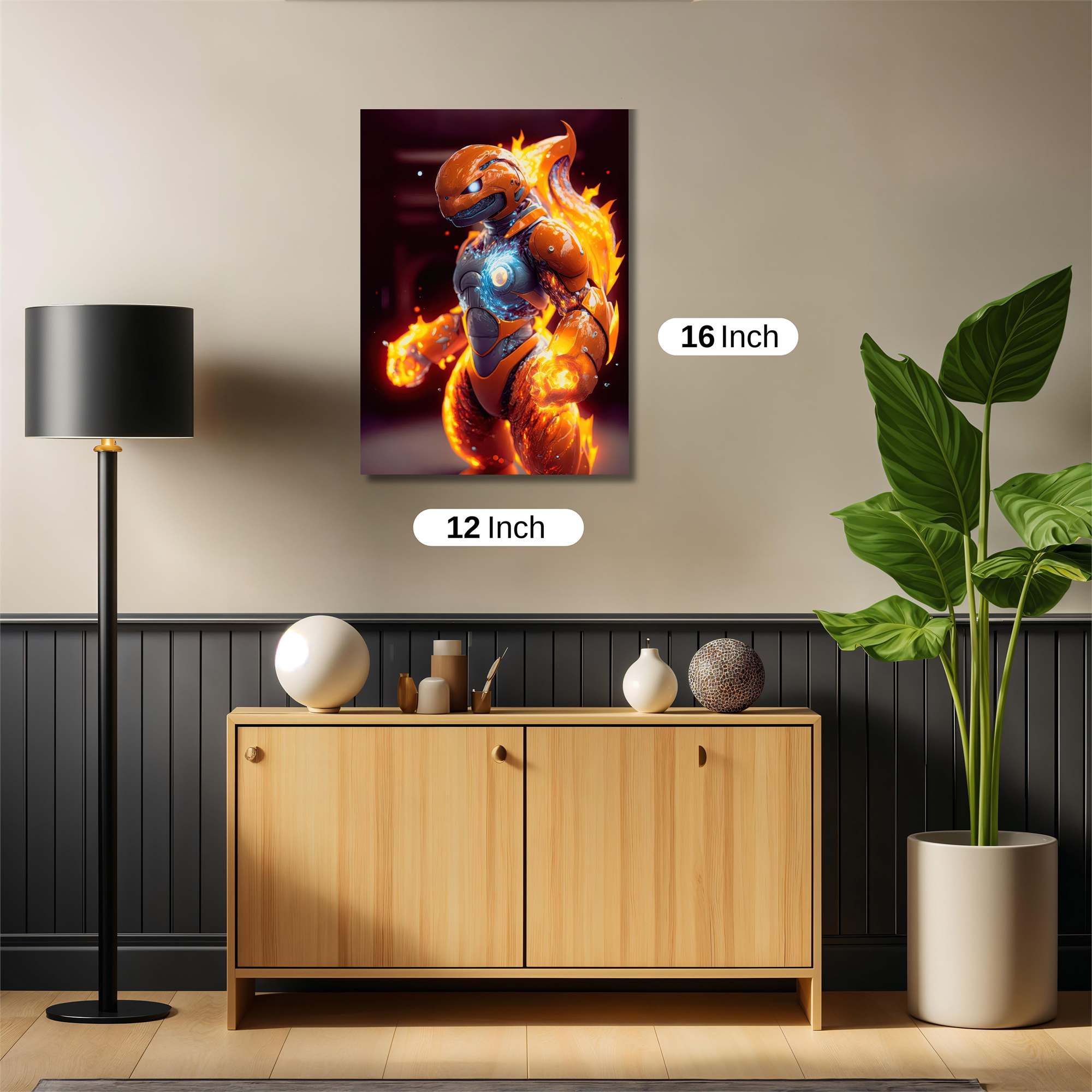 Inferno Rage Safe Wall Magnetic / M