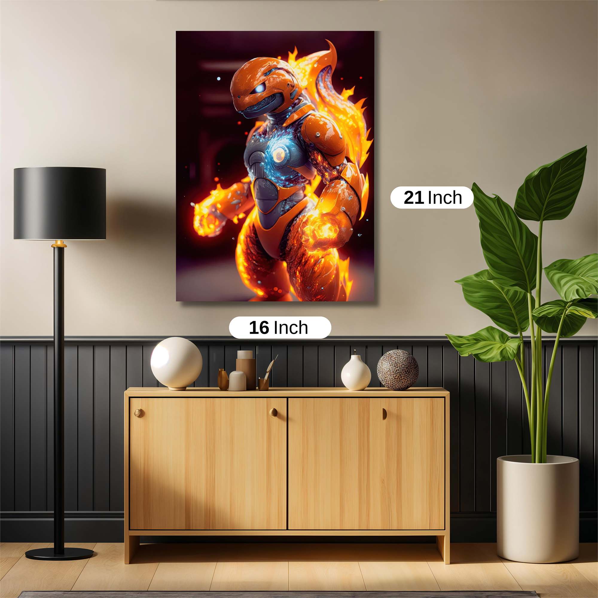 Inferno Rage Safe Wall Magnetic / M