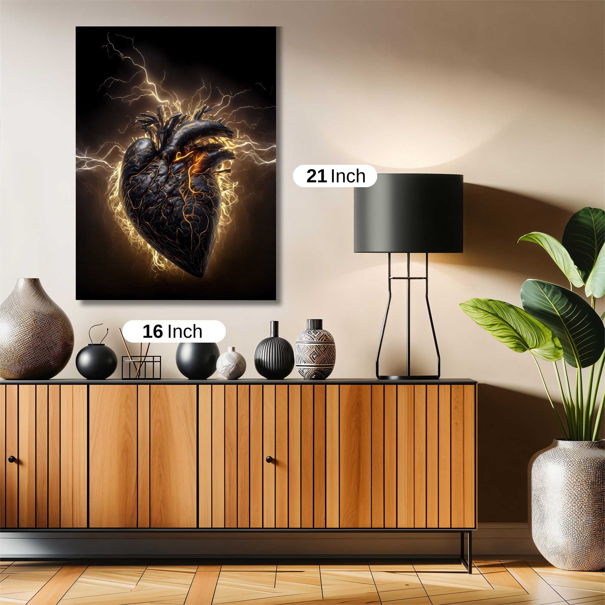 Heart Ignite Safe Wall Magnetic / M