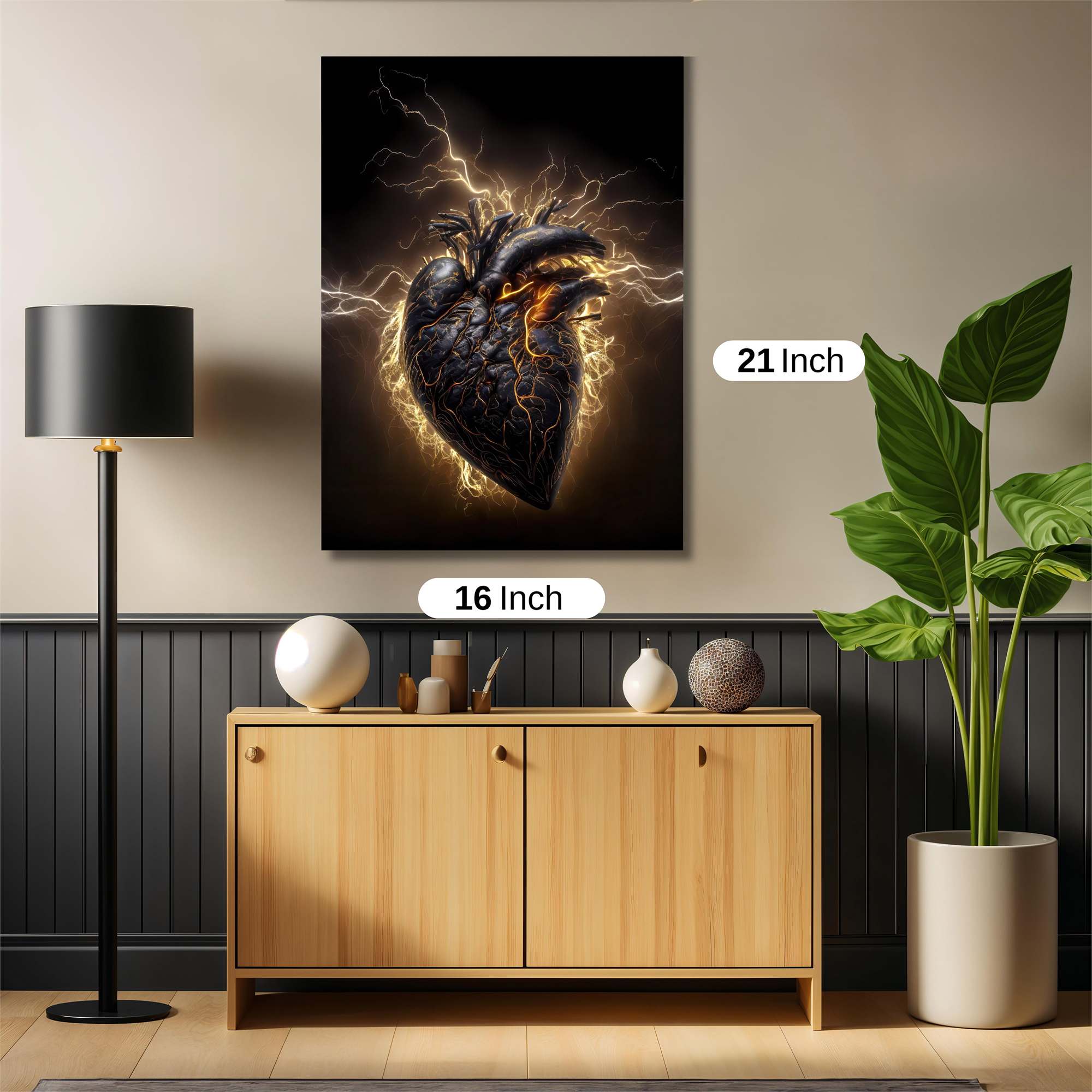 Heart Ignite Safe Wall Magnetic / M
