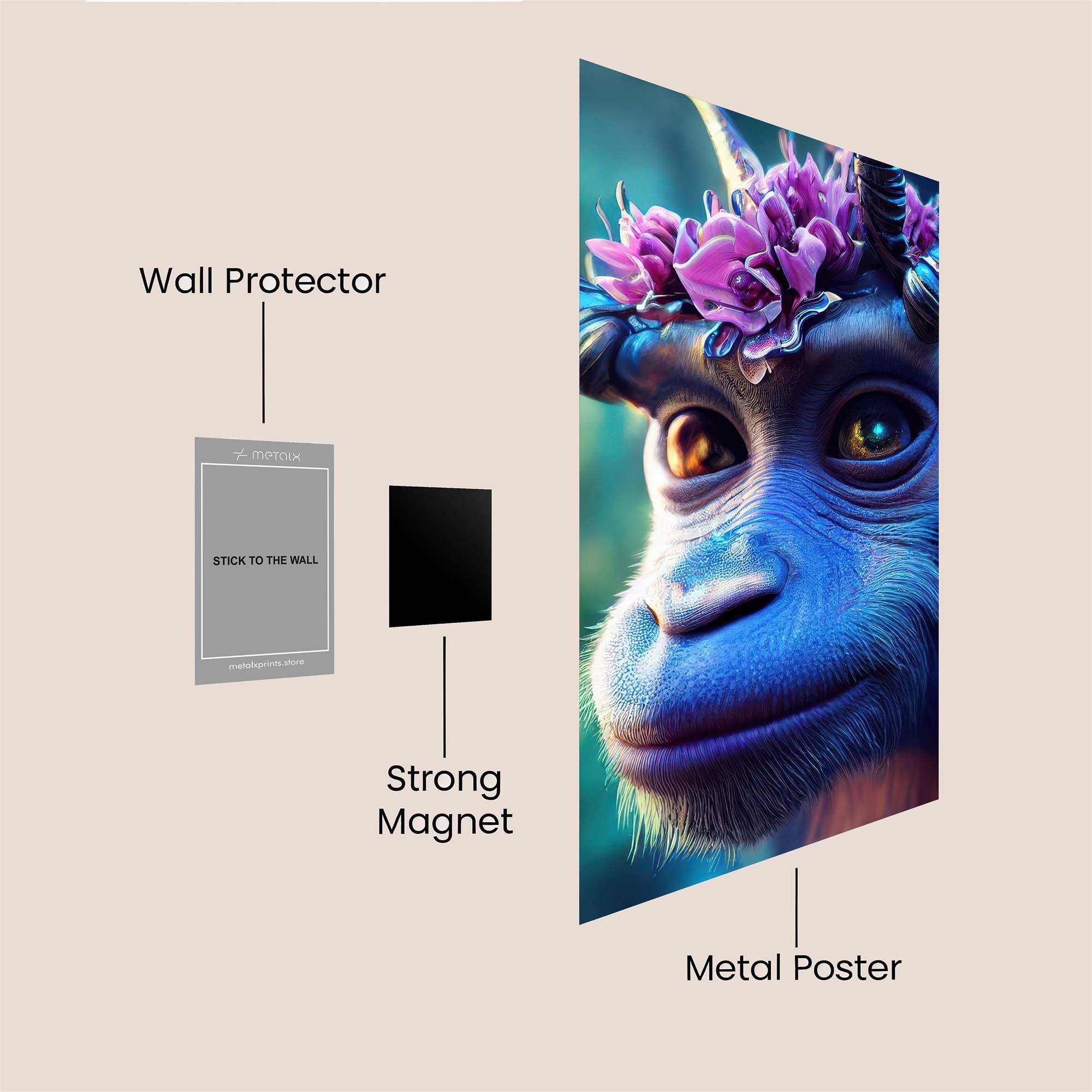 Flowerbeast Enigma Safe Wall Magnetic / M