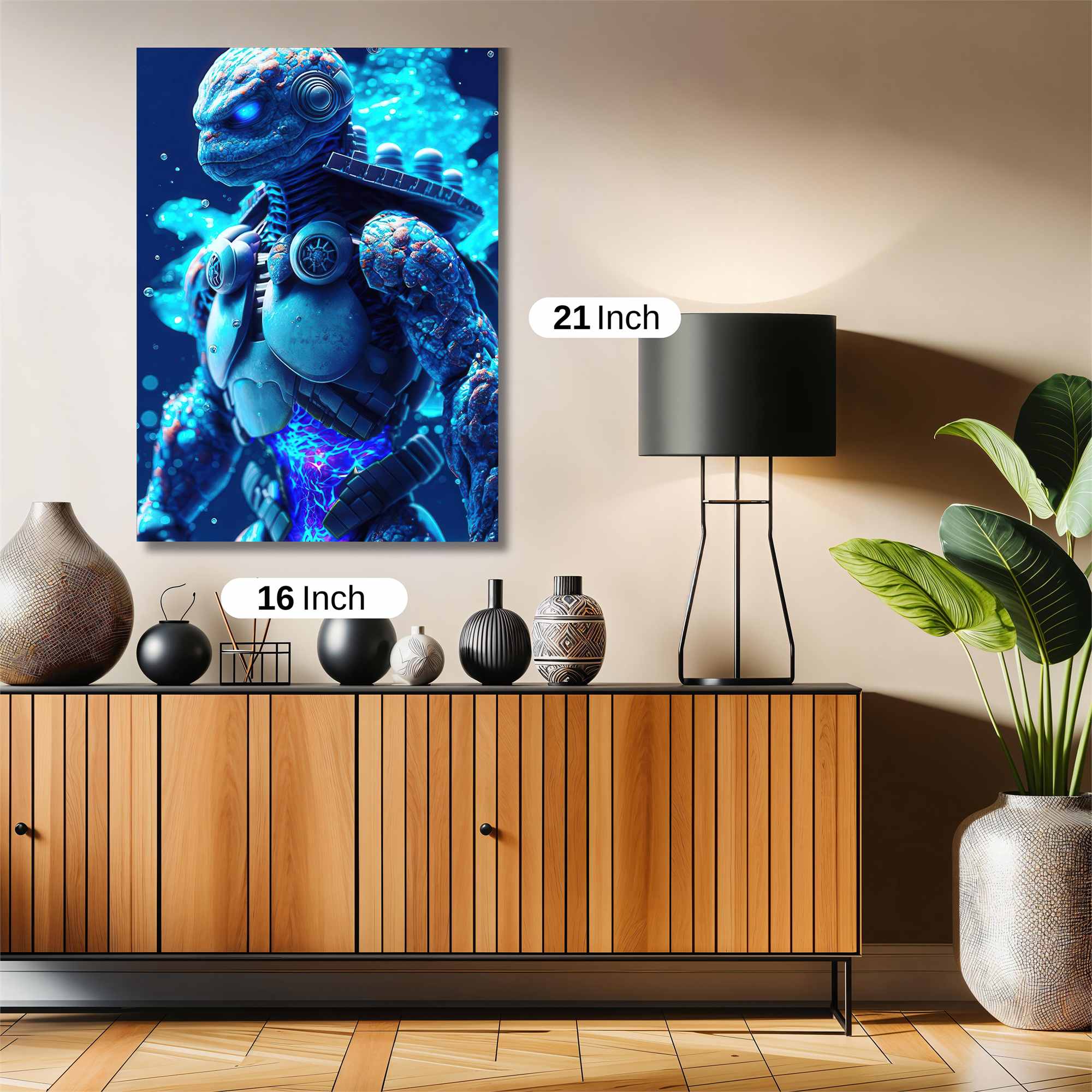 Reptilian Radiance Safe Wall Magnetic / M