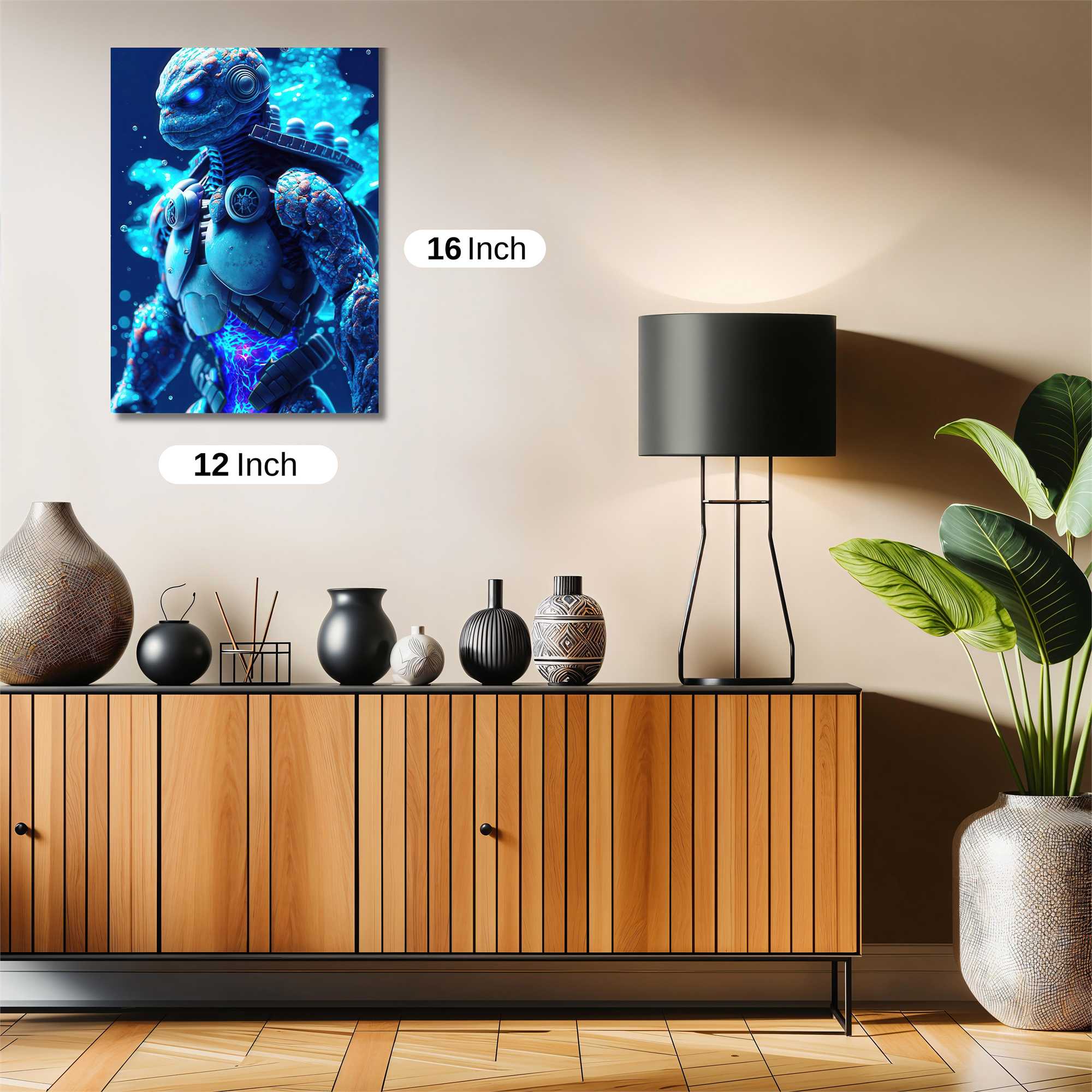 Reptilian Radiance Safe Wall Magnetic / M