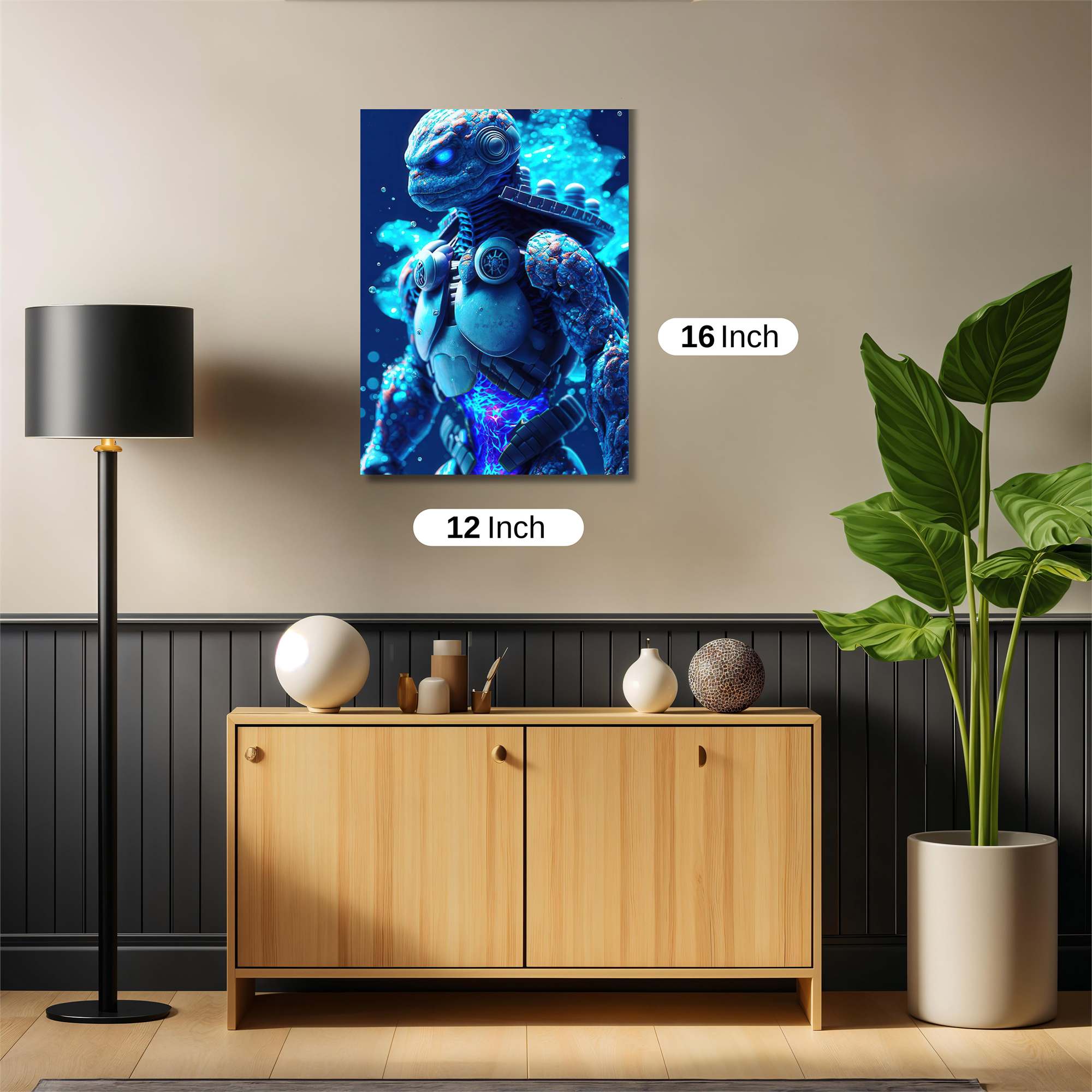 Reptilian Radiance Safe Wall Magnetic / M