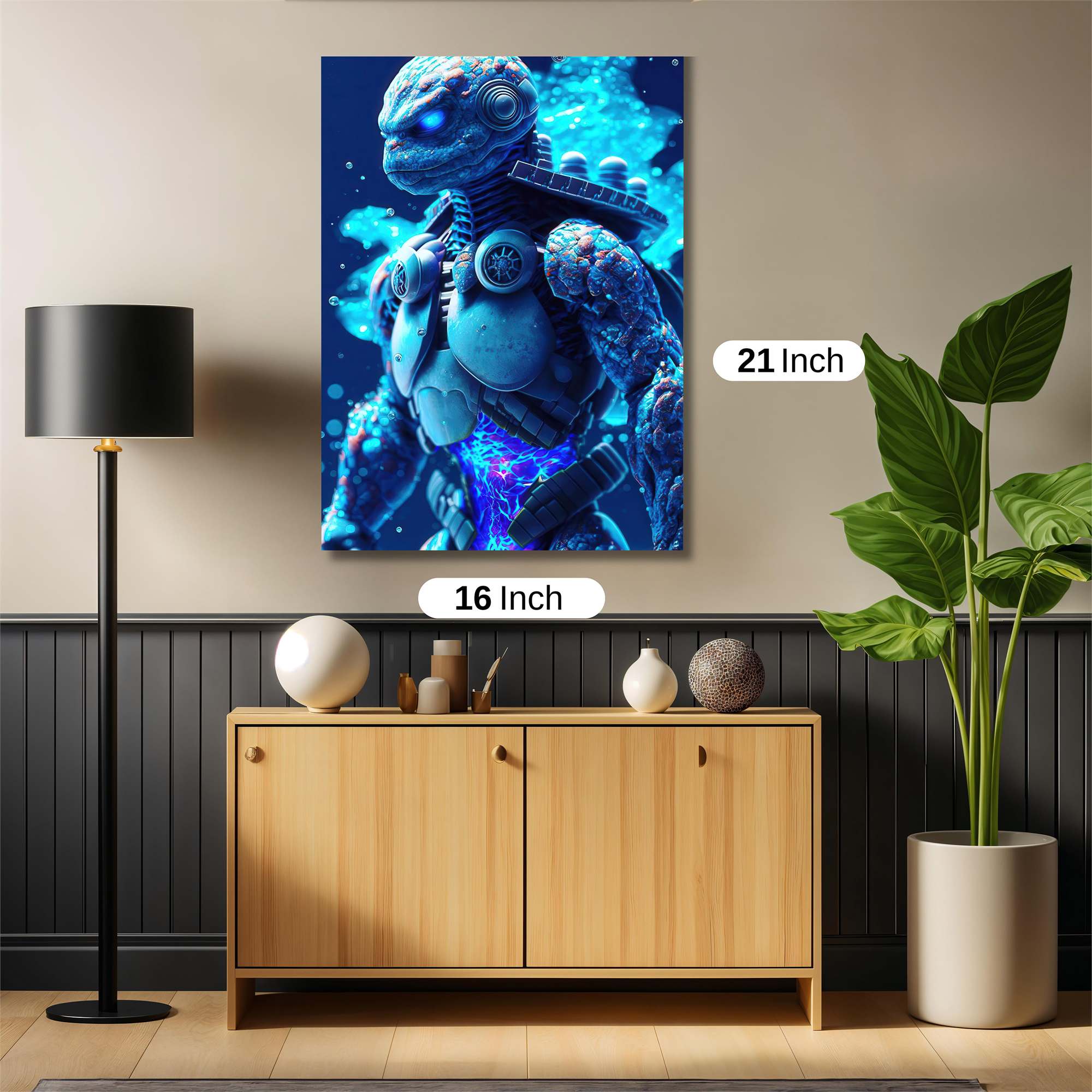Reptilian Radiance Safe Wall Magnetic / M