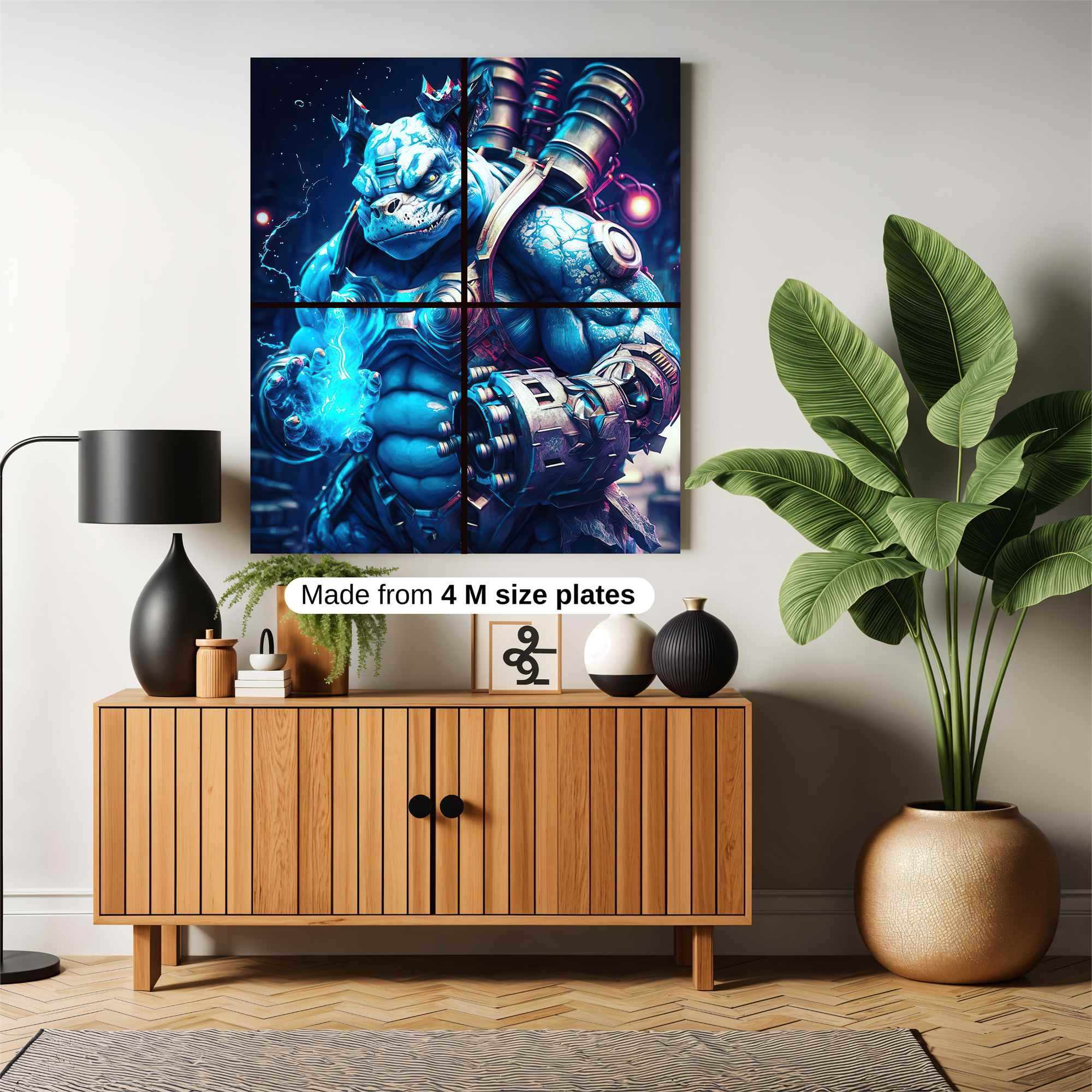 Riotous Reptile Safe Wall Magnetic / M