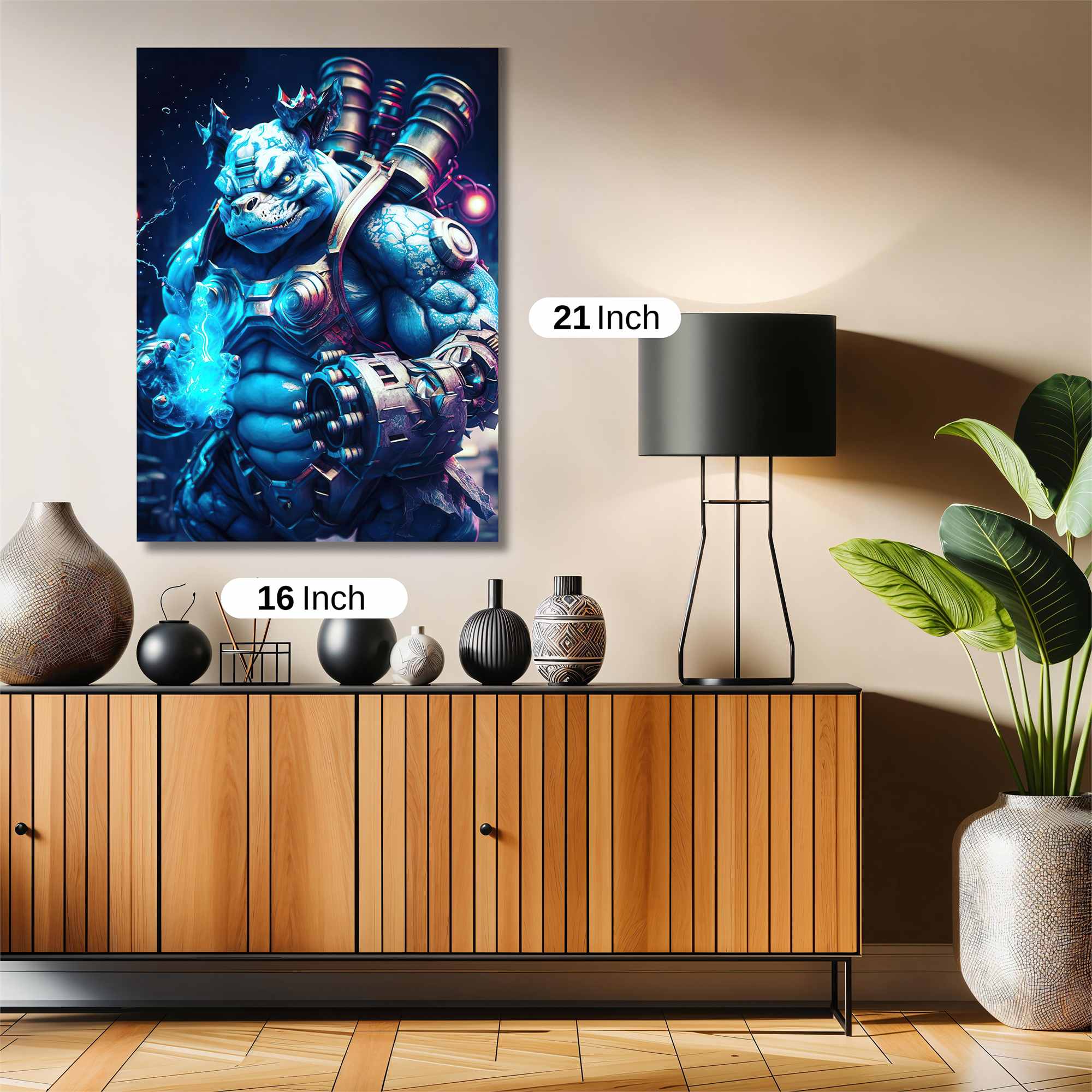 Riotous Reptile Safe Wall Magnetic / M