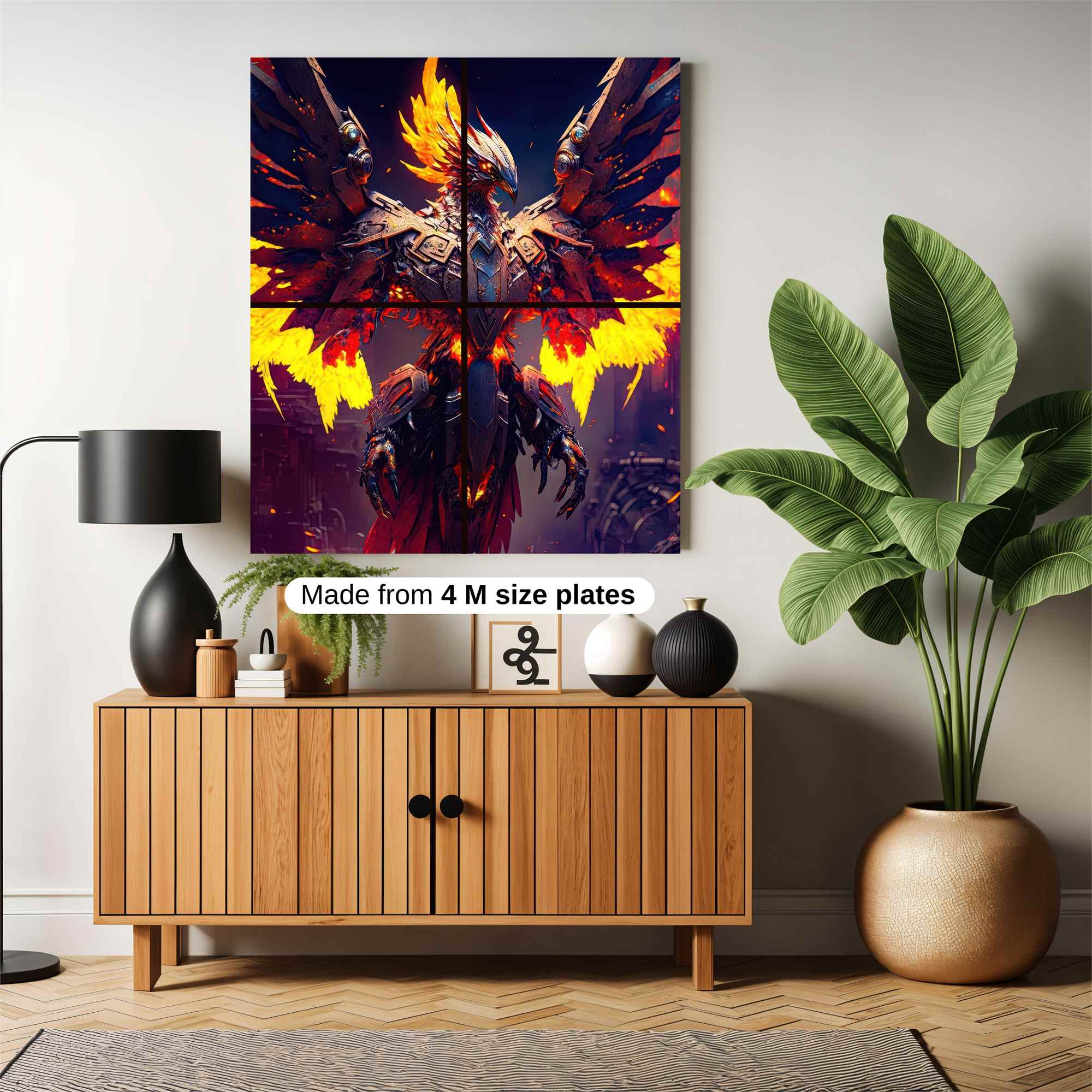 Phoenix Blaze Safe Wall Magnetic / M