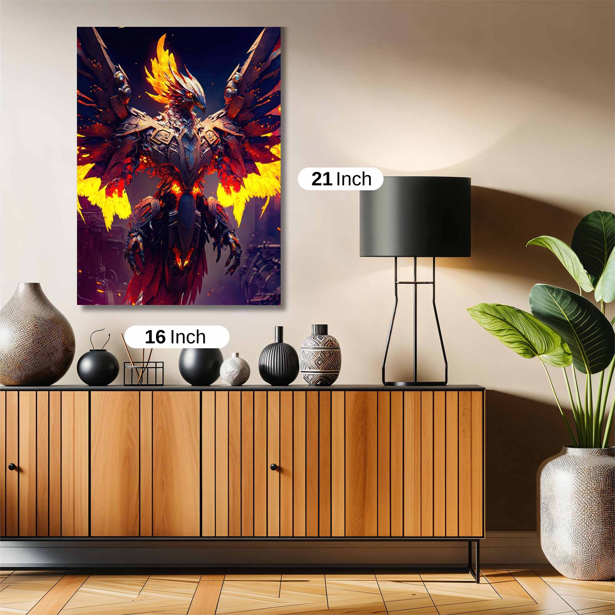 Phoenix Blaze Safe Wall Magnetic / M