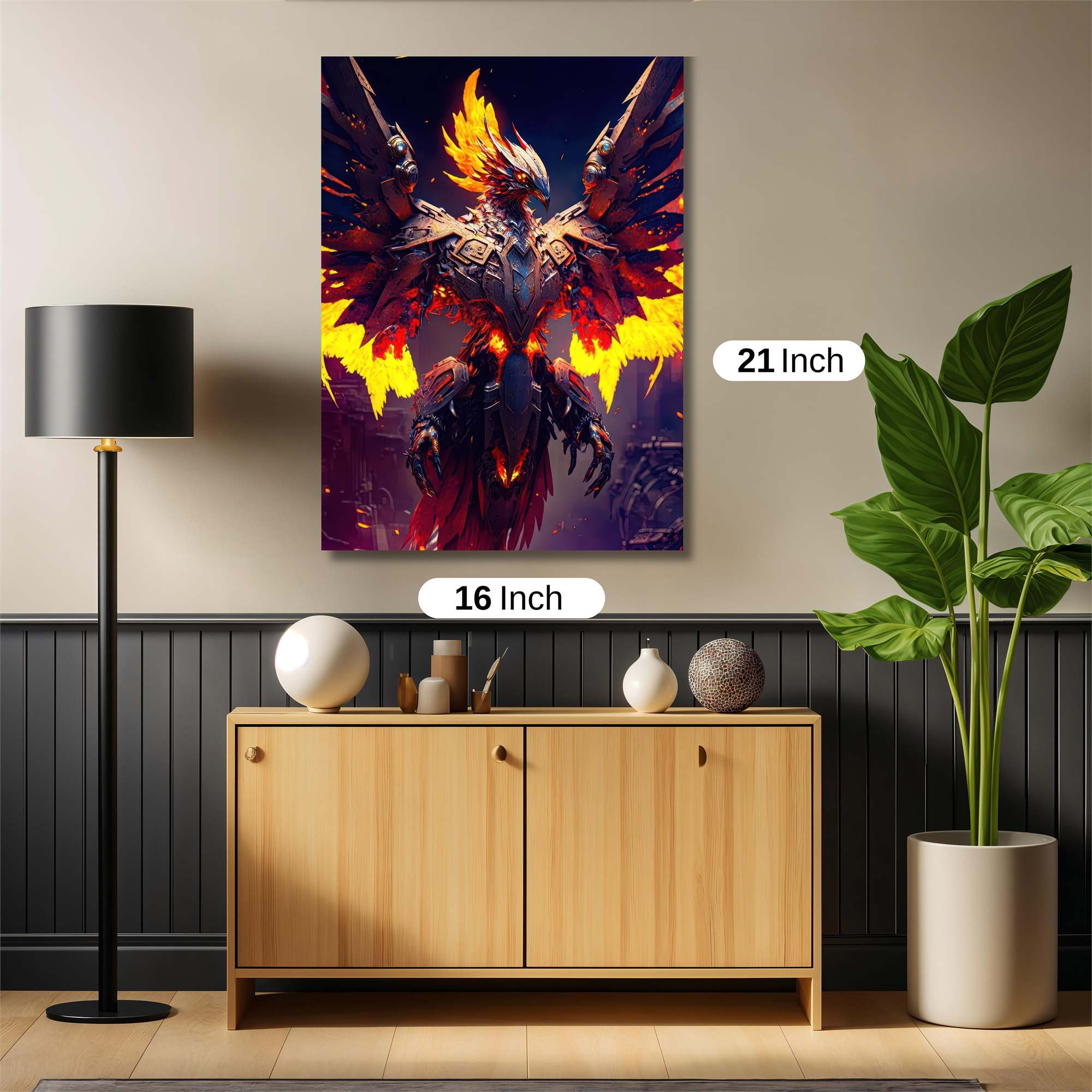 Phoenix Blaze Safe Wall Magnetic / M