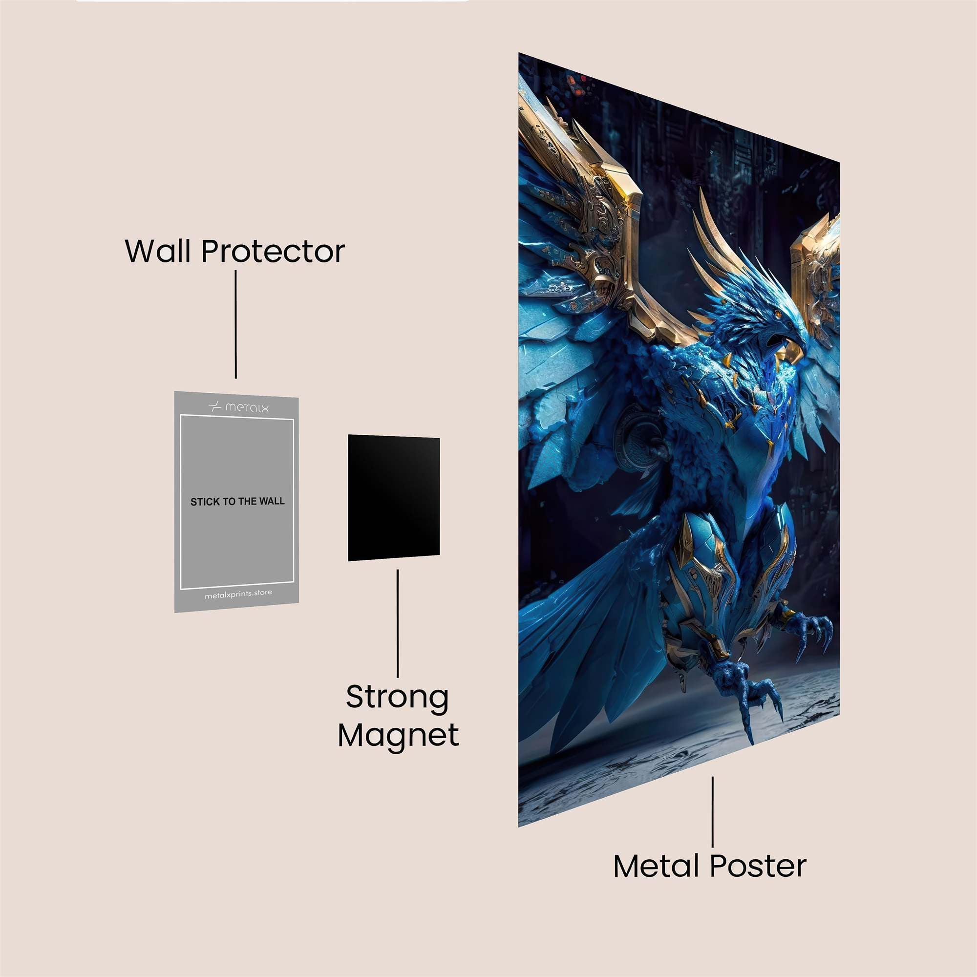 Phoenix Majestic Safe Wall Magnetic / M
