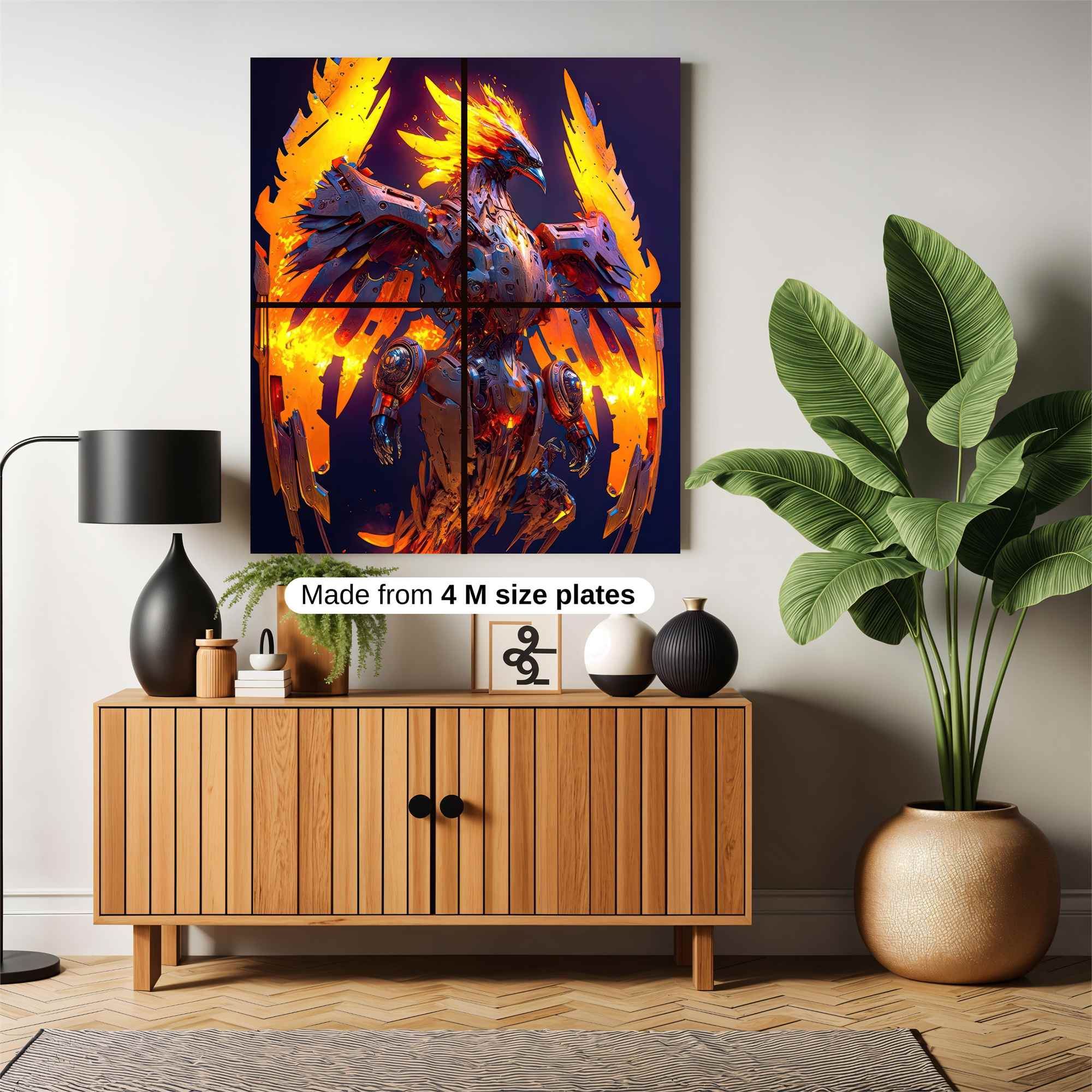 Phoenix Blaze Safe Wall Magnetic / M