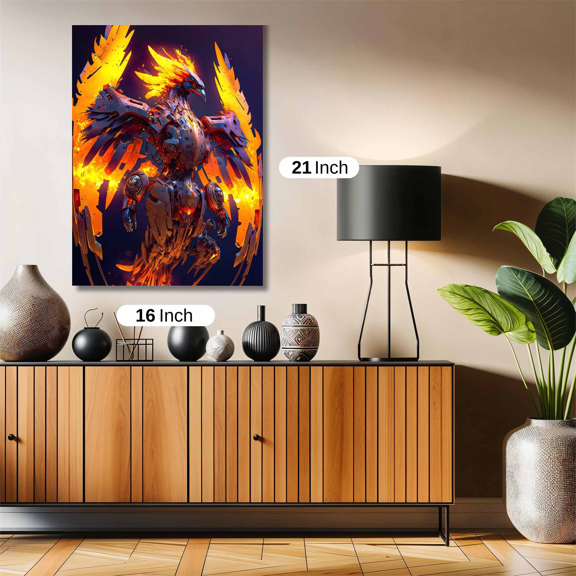 Phoenix Blaze Safe Wall Magnetic / M
