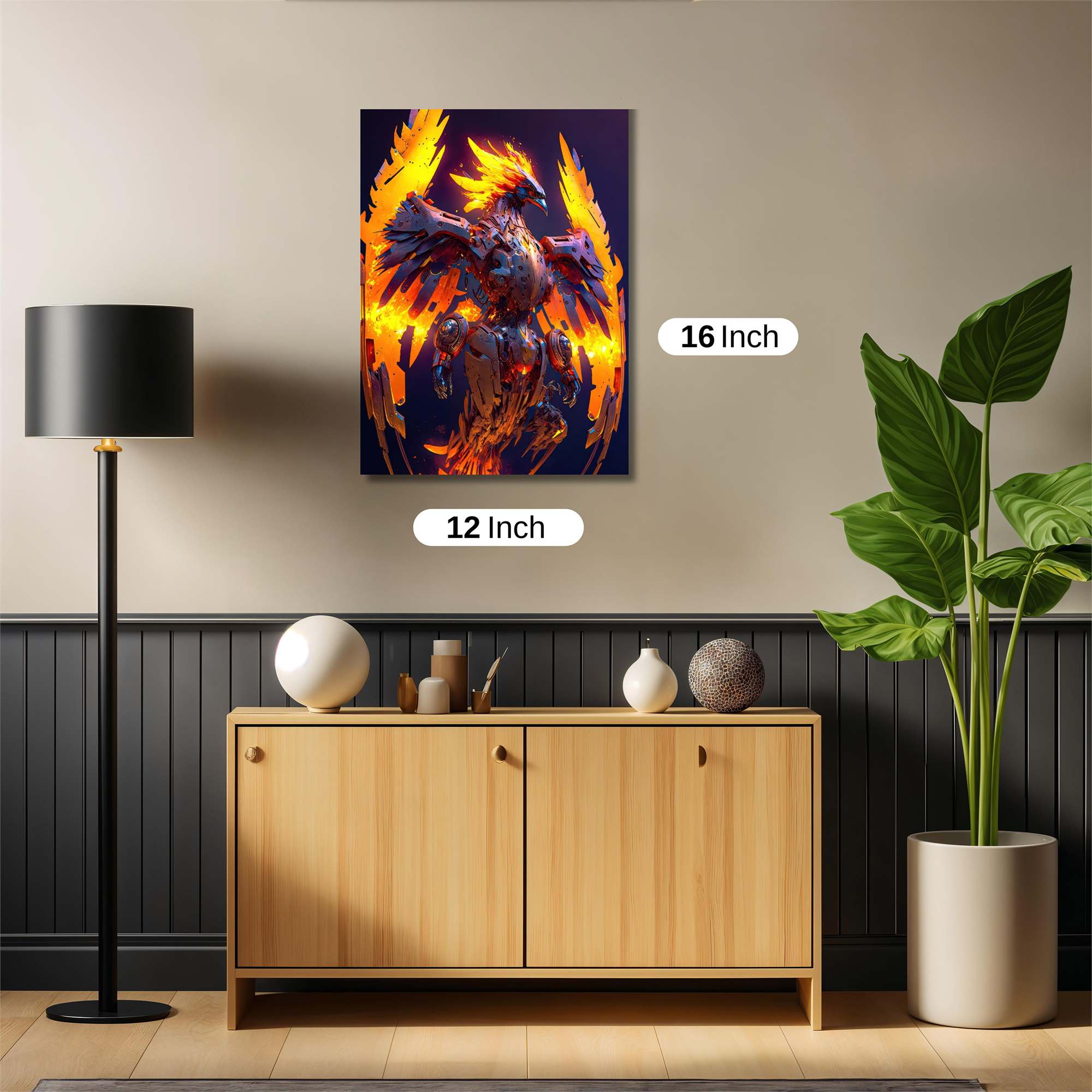Phoenix Blaze Safe Wall Magnetic / M