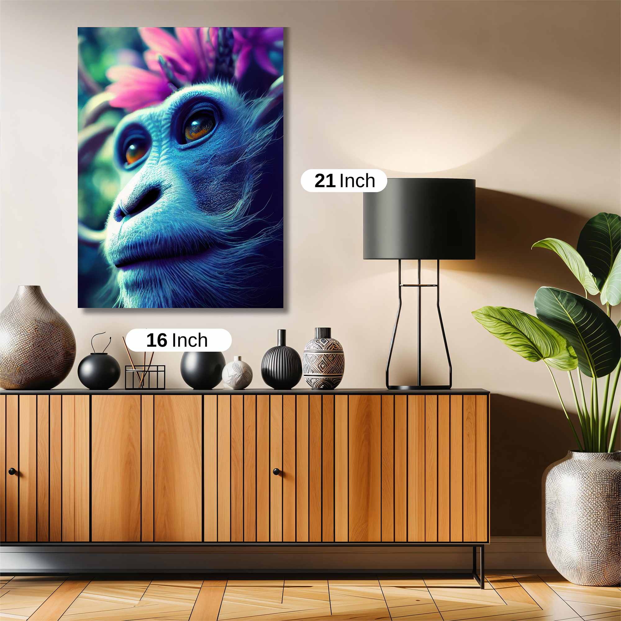 Monkey Whimsy Safe Wall Magnetic / M