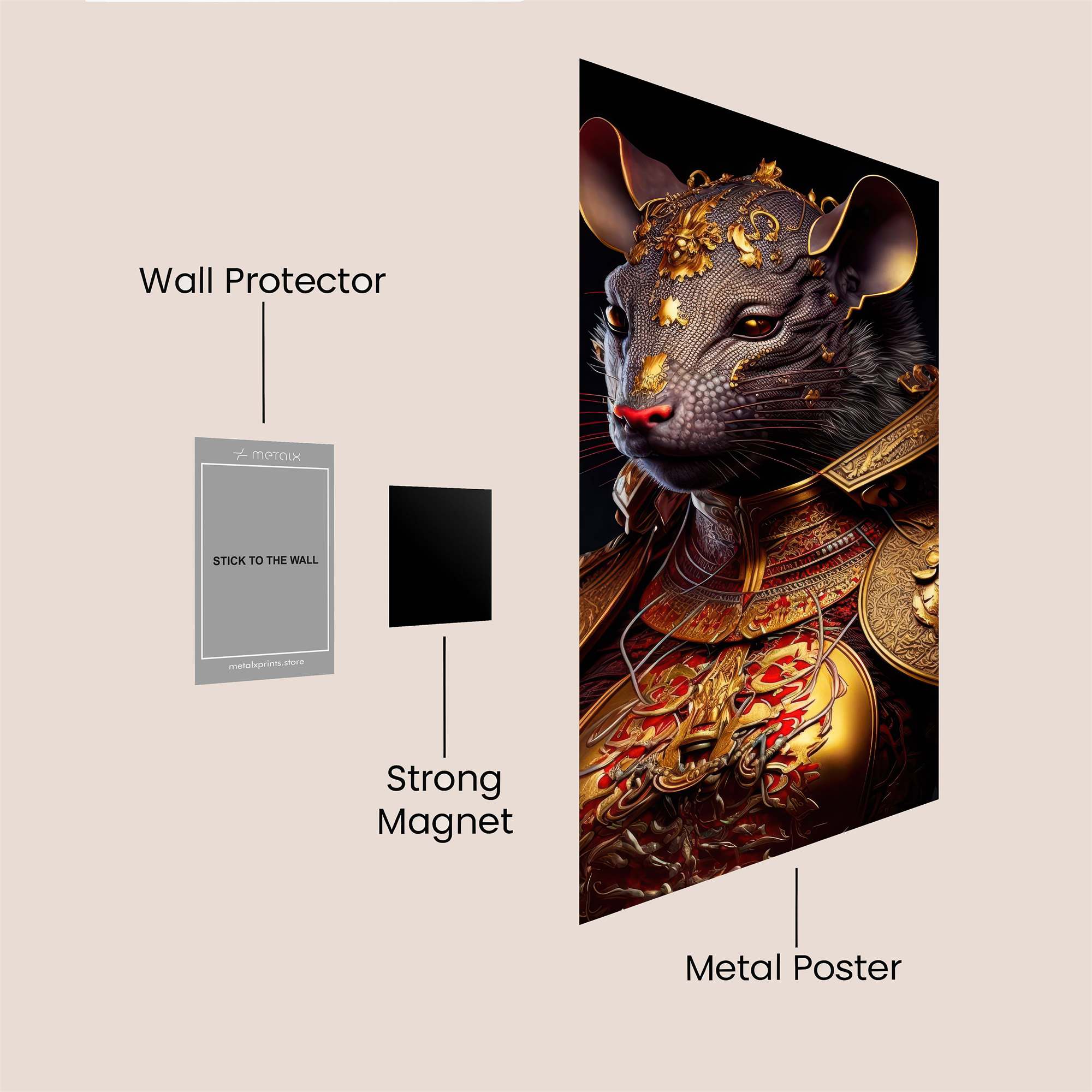 Rat Sovereign Safe Wall Magnetic / M