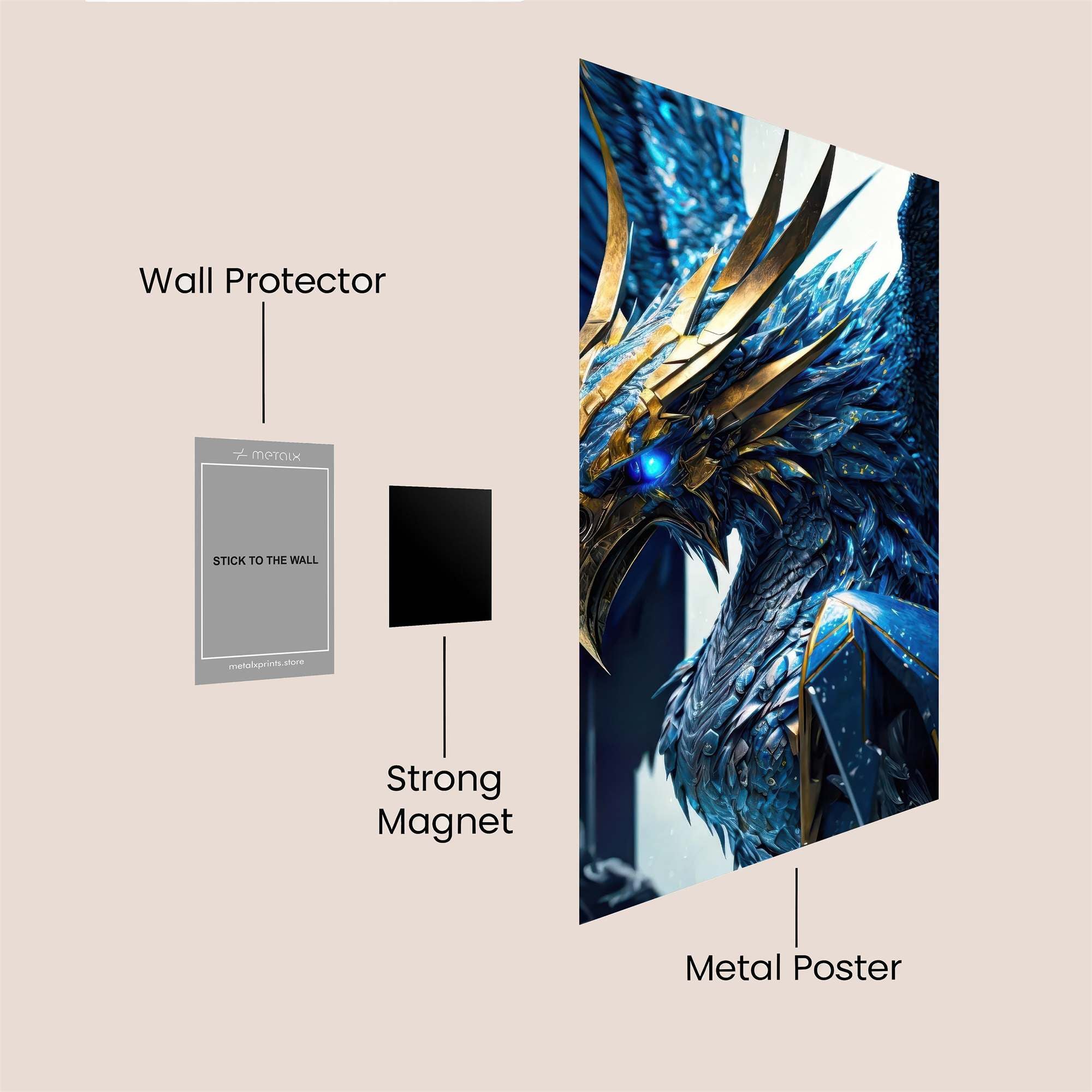 Phoenix Radiant Safe Wall Magnetic / M