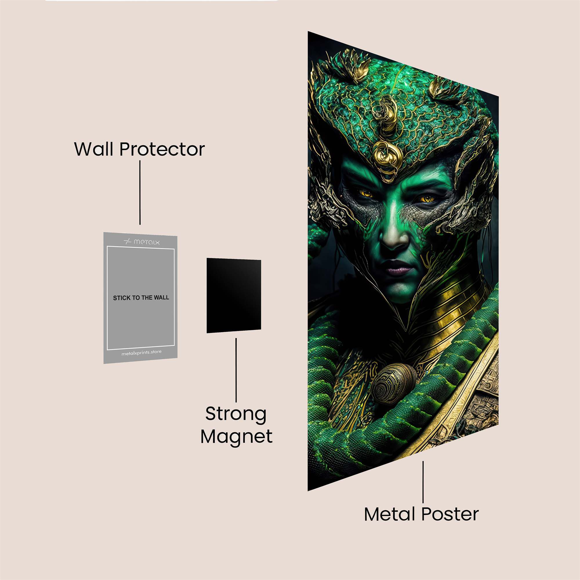 Serpentine Majesty Safe Wall Magnetic / M
