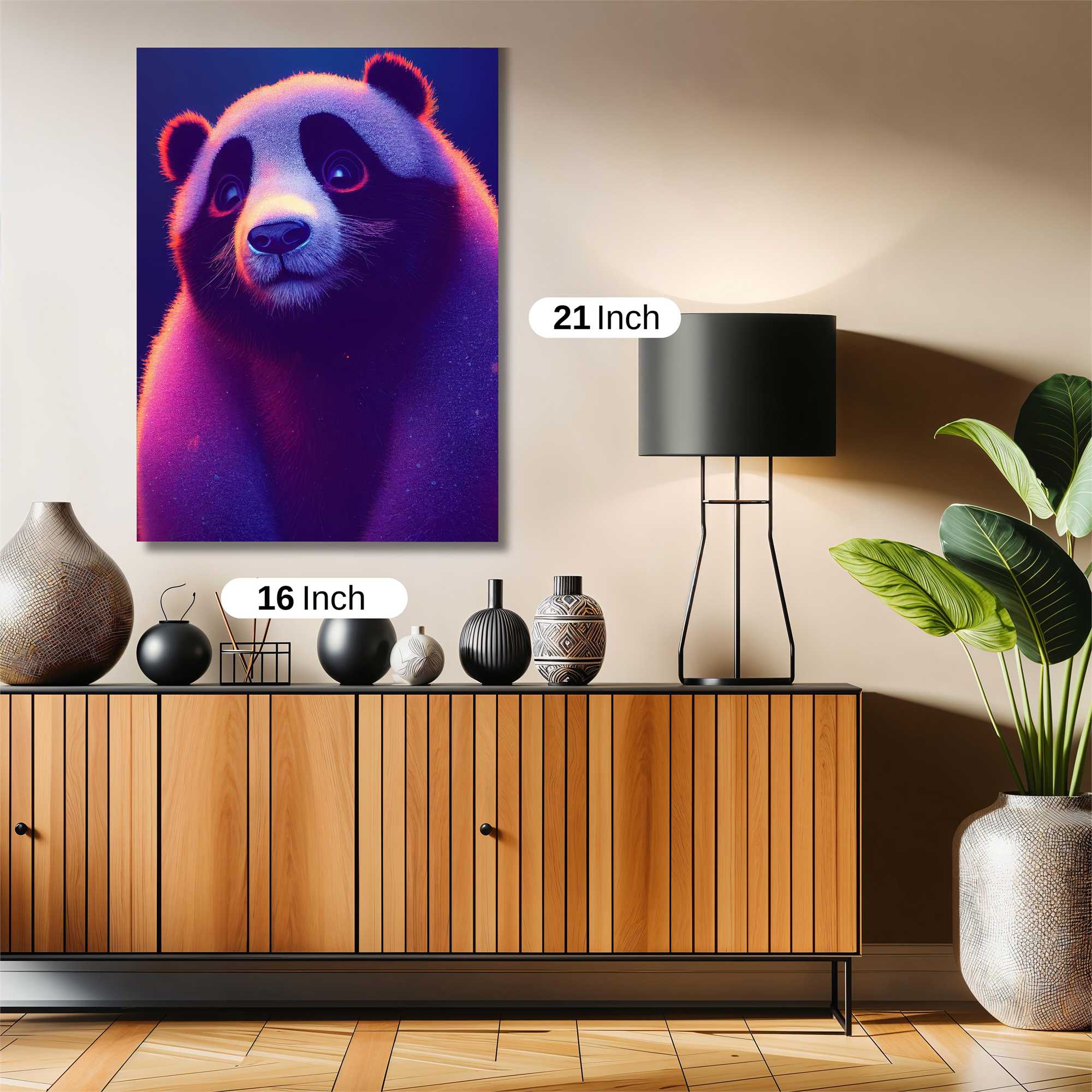 Panda Glow Safe Wall Magnetic / M
