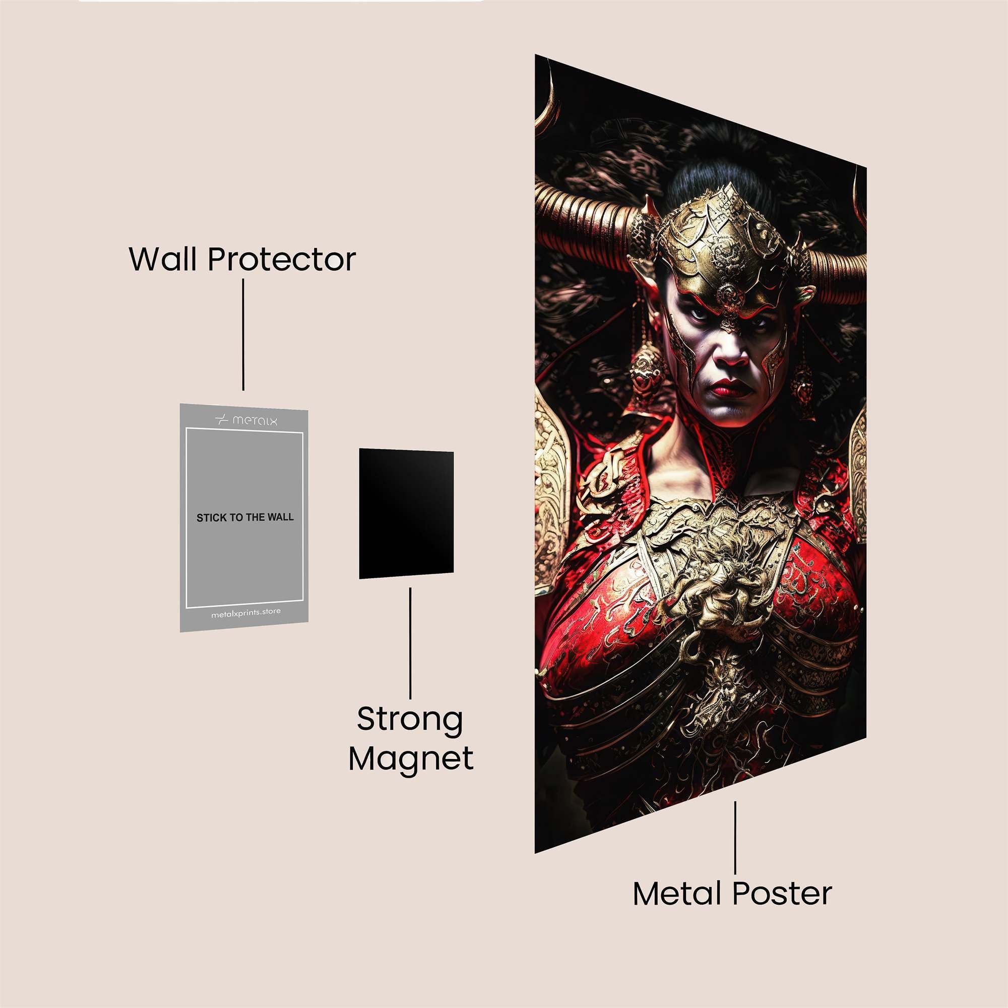 Demoness Regal Safe Wall Magnetic / M