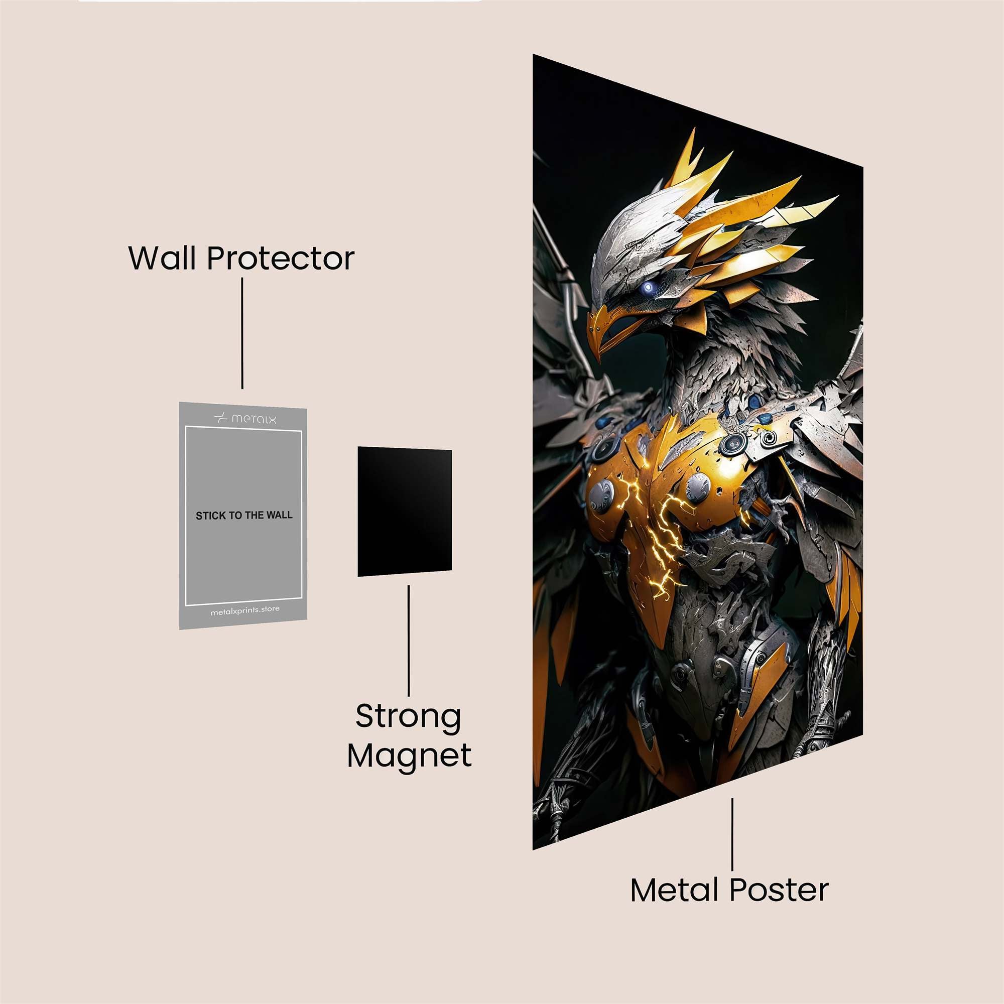 Phoenix Resurgence Safe Wall Magnetic / M
