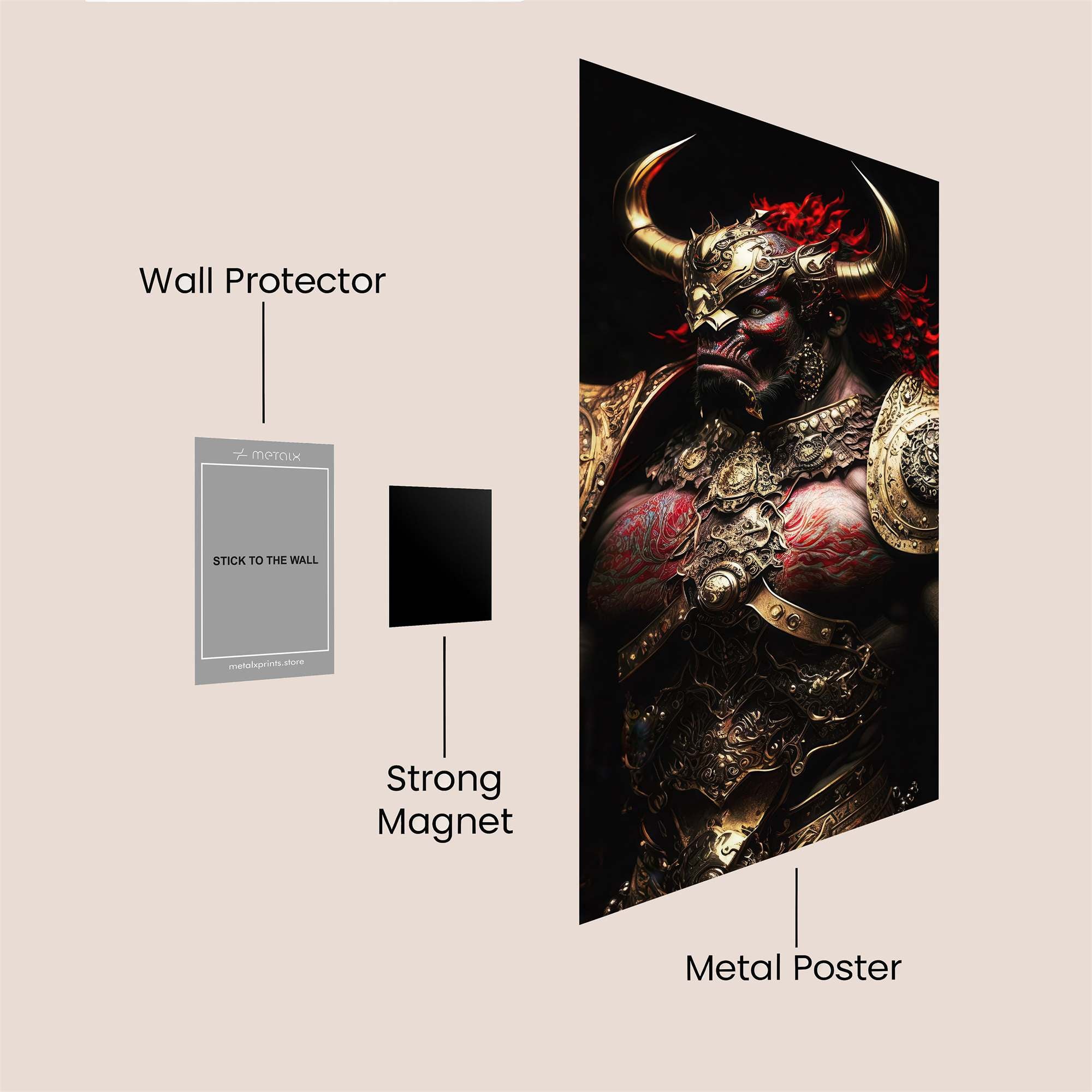 Demon Sovereign Safe Wall Magnetic / M