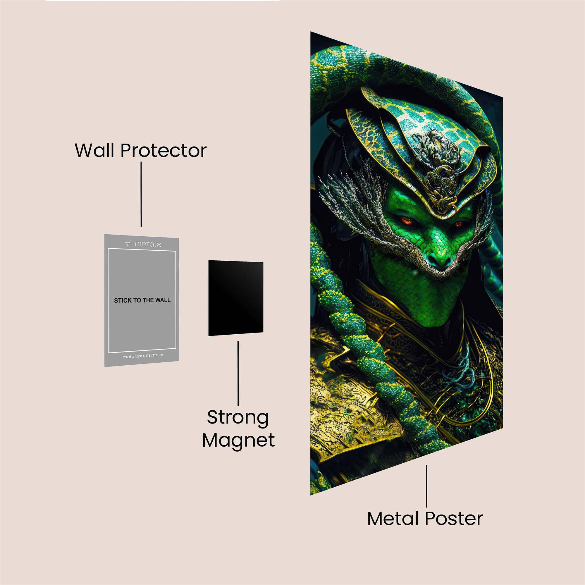 Serpentine Majesty Safe Wall Magnetic / M