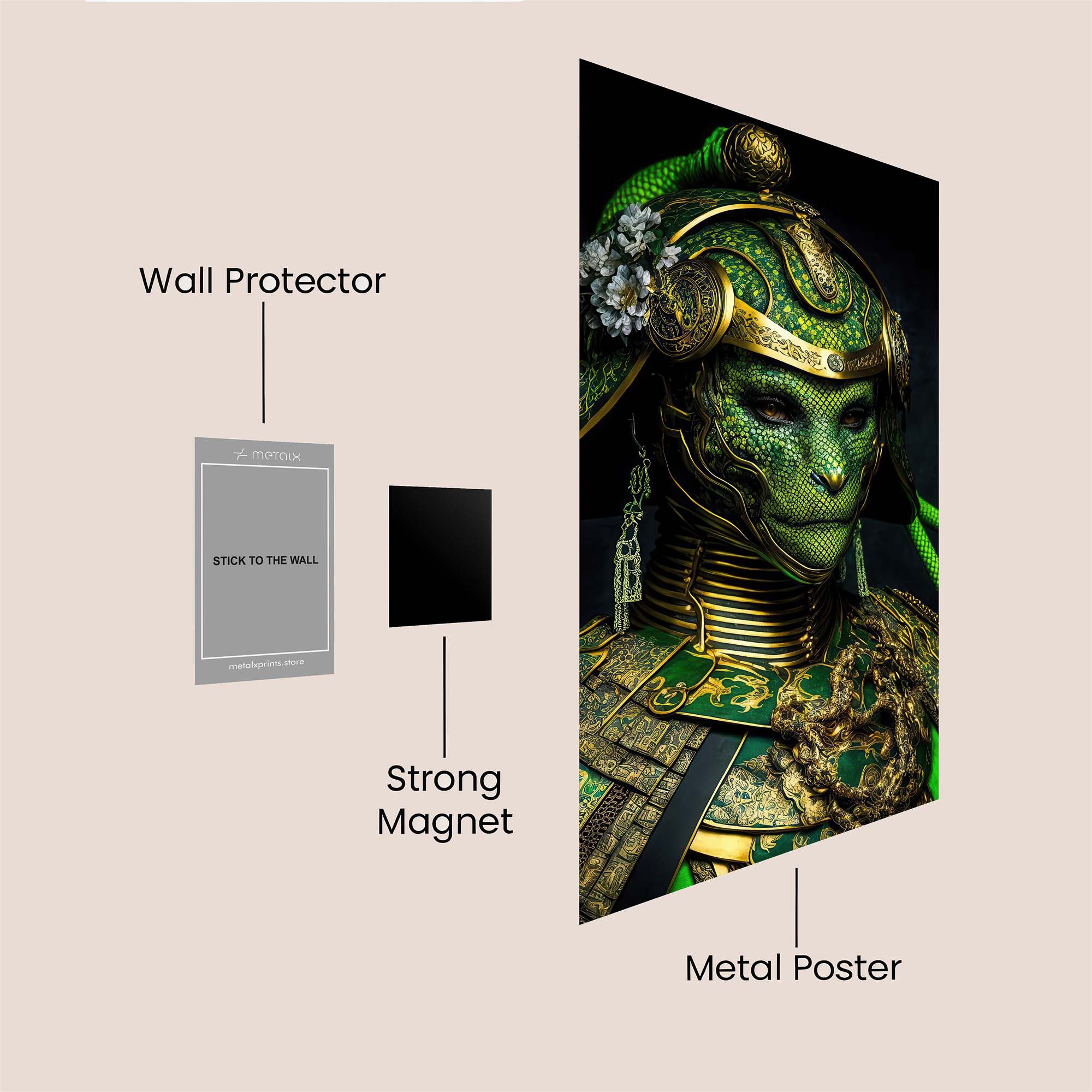 Serpentine Majesty Safe Wall Magnetic / M
