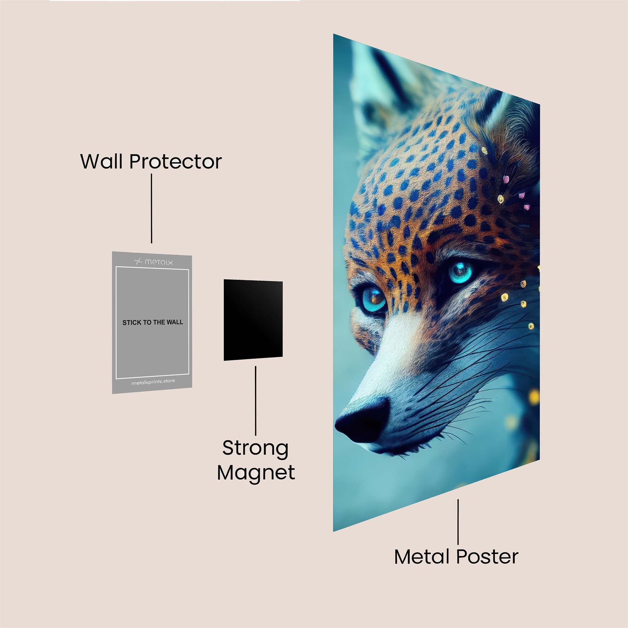 Stellar Fox Safe Wall Magnetic / M