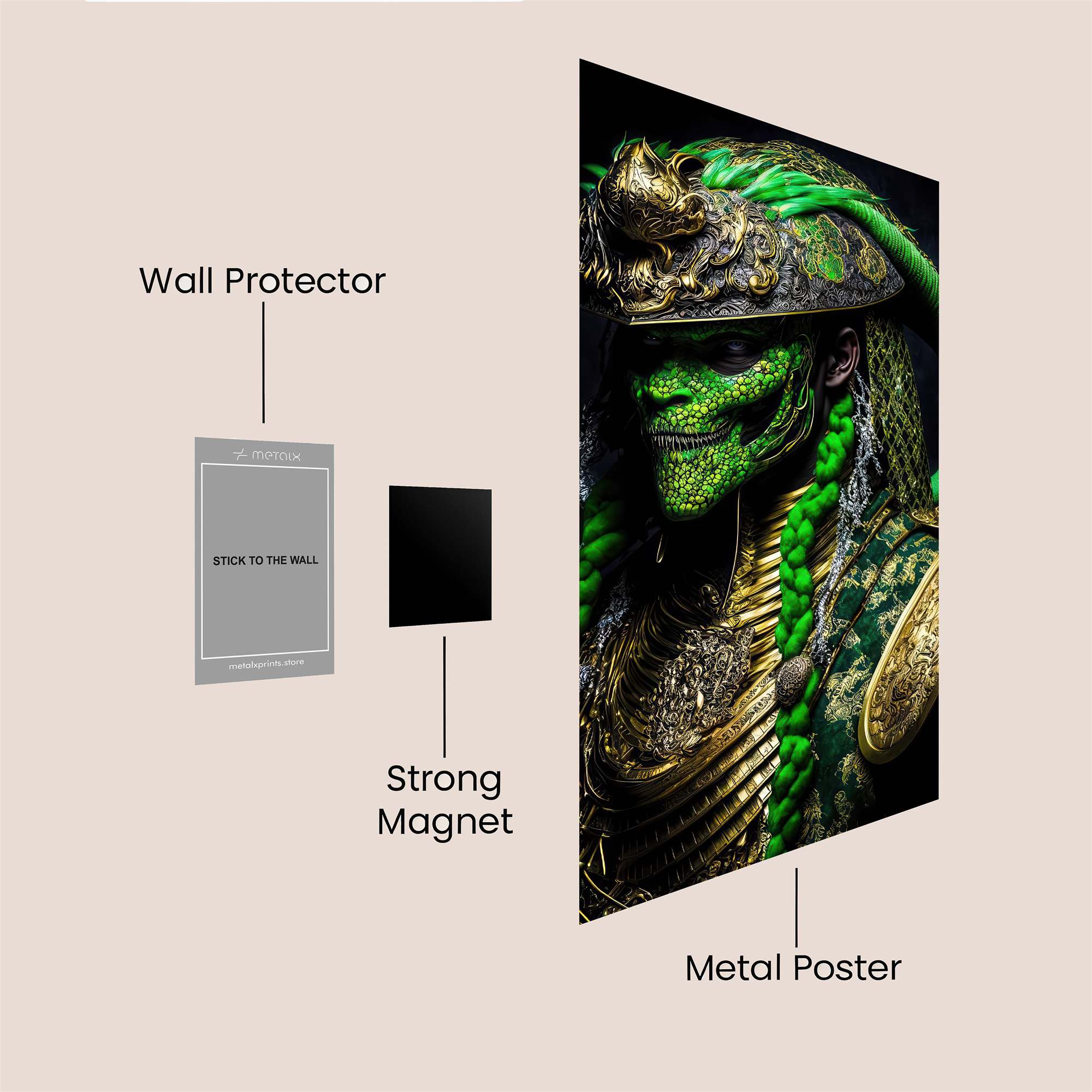 Samurai Serenity Safe Wall Magnetic / M