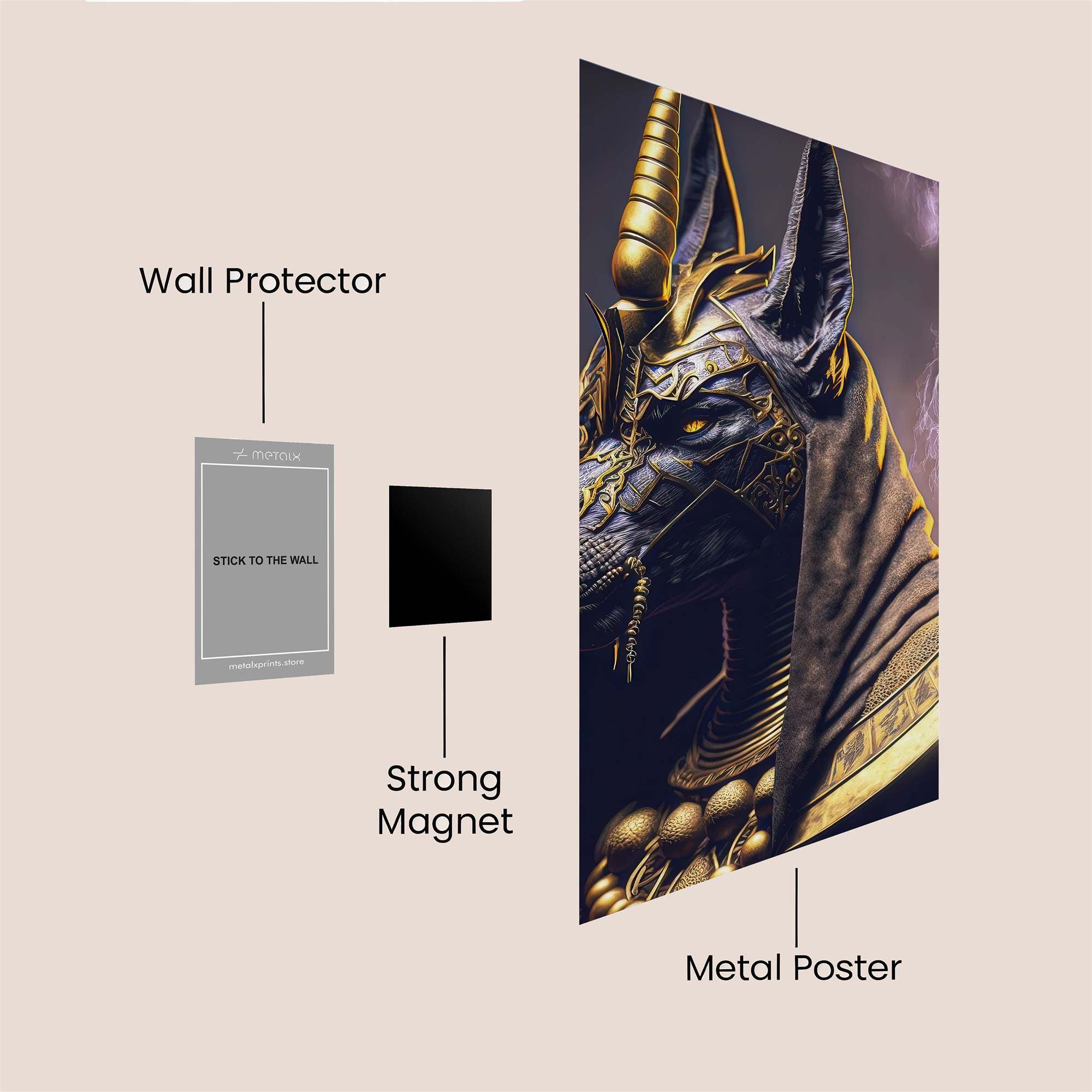 Anubis Ascendant Safe Wall Magnetic / M